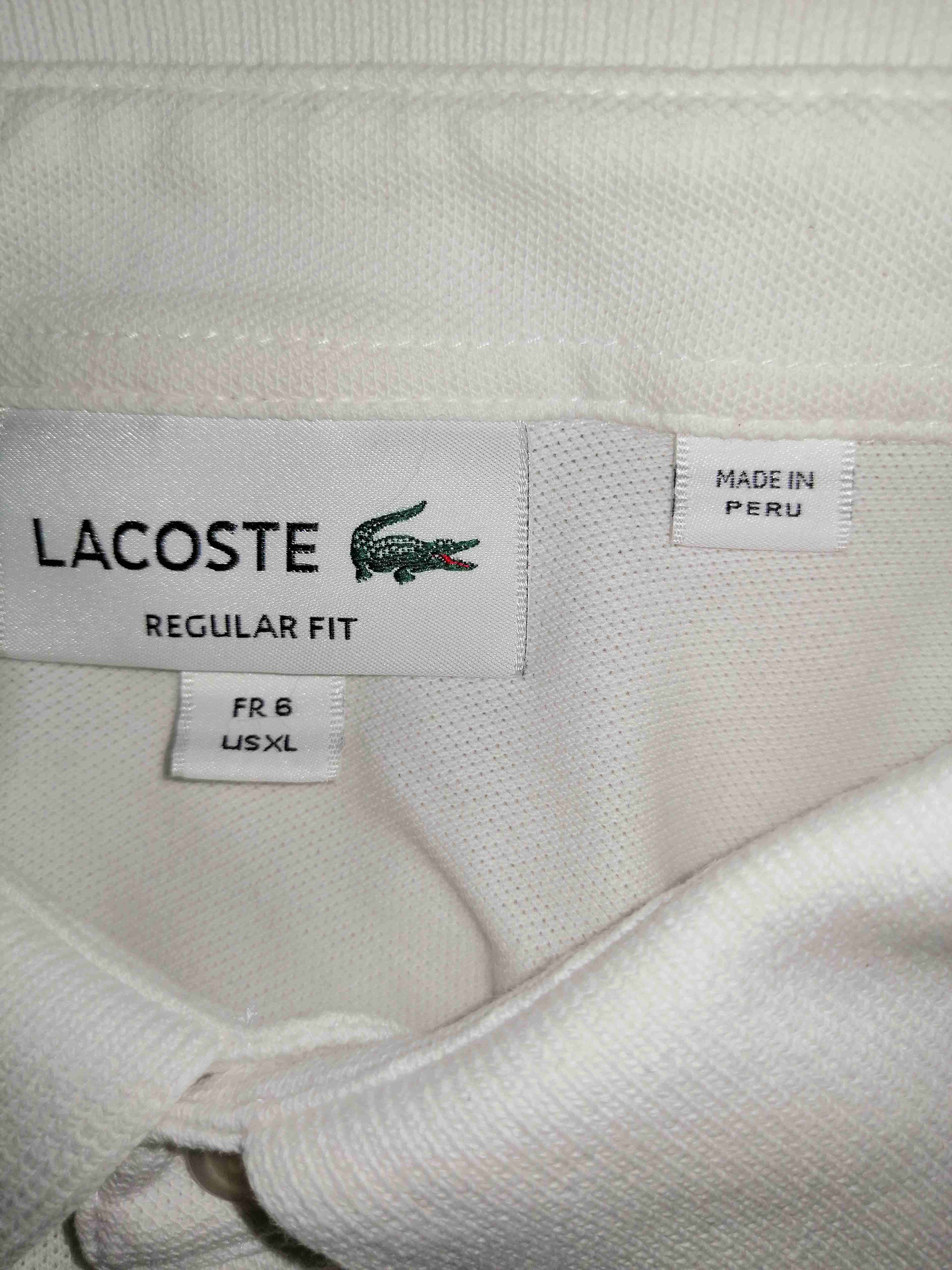 POLERA HOMBRE LACOSTE ORIGINAL. - miniatura 5