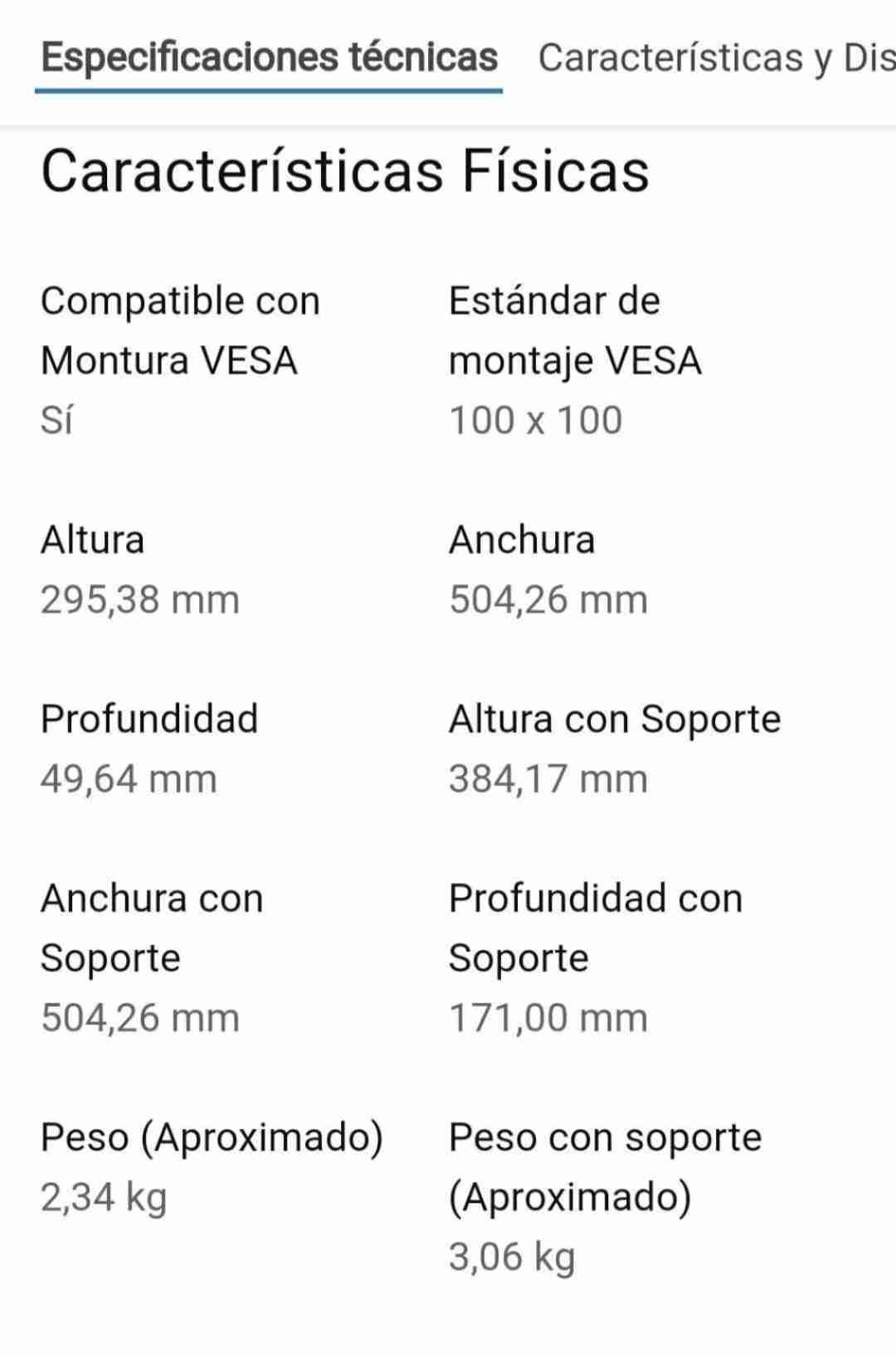 Monitor Dell pantalla LED Full HD E2225H - miniatura 5