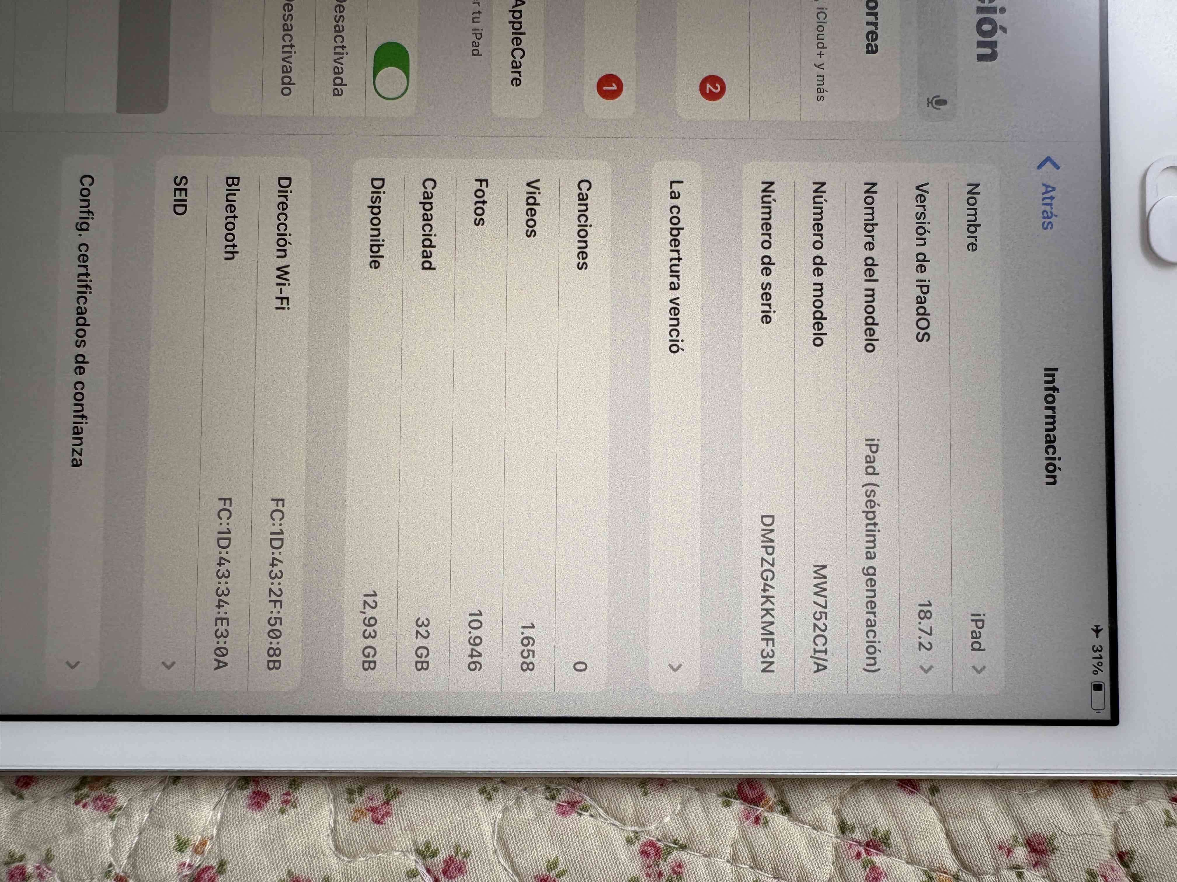 iPad 7ma generación de 32gb - miniatura 6