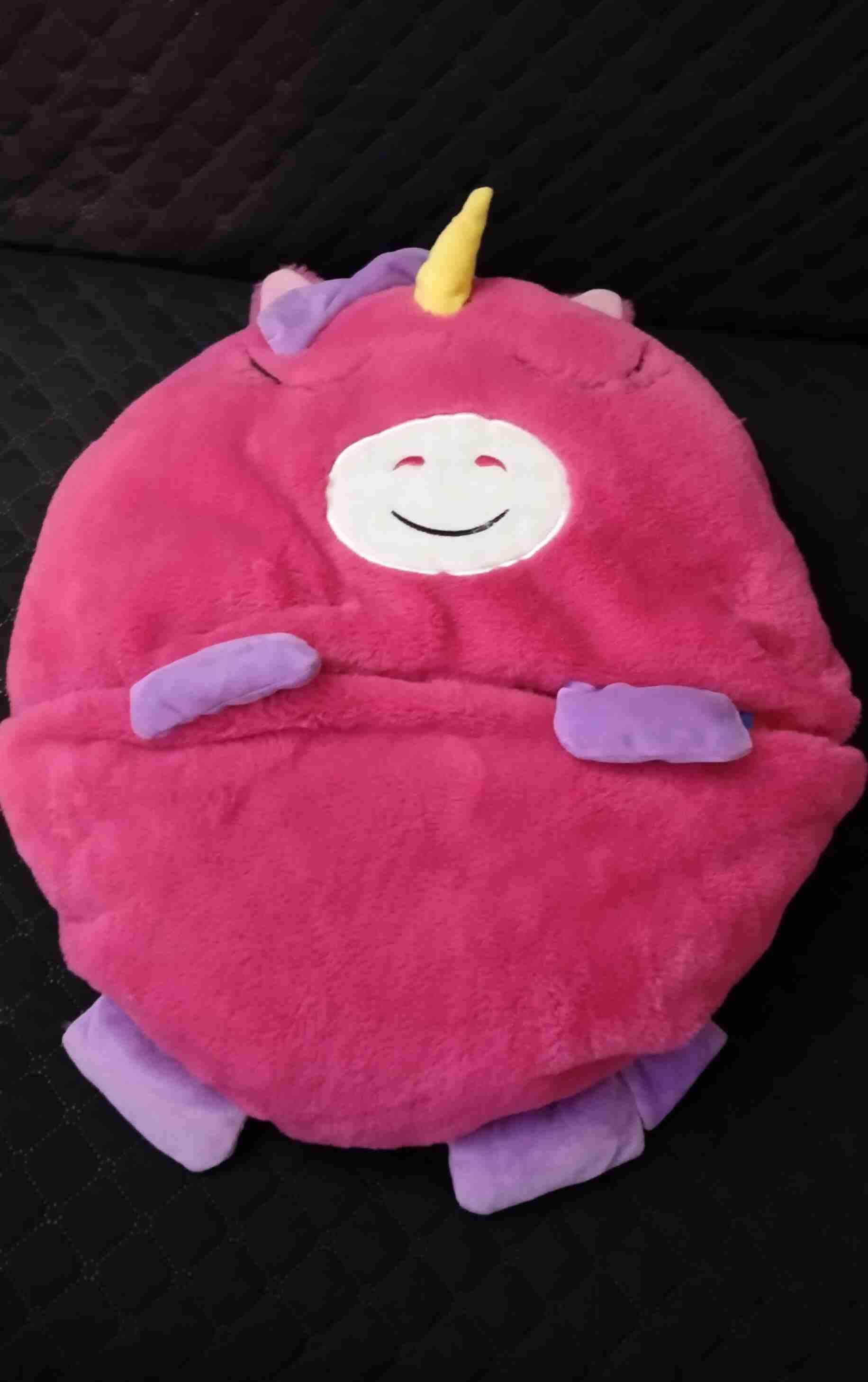 Cojín unicornio rosado suave "Happy nappers - miniatura 1