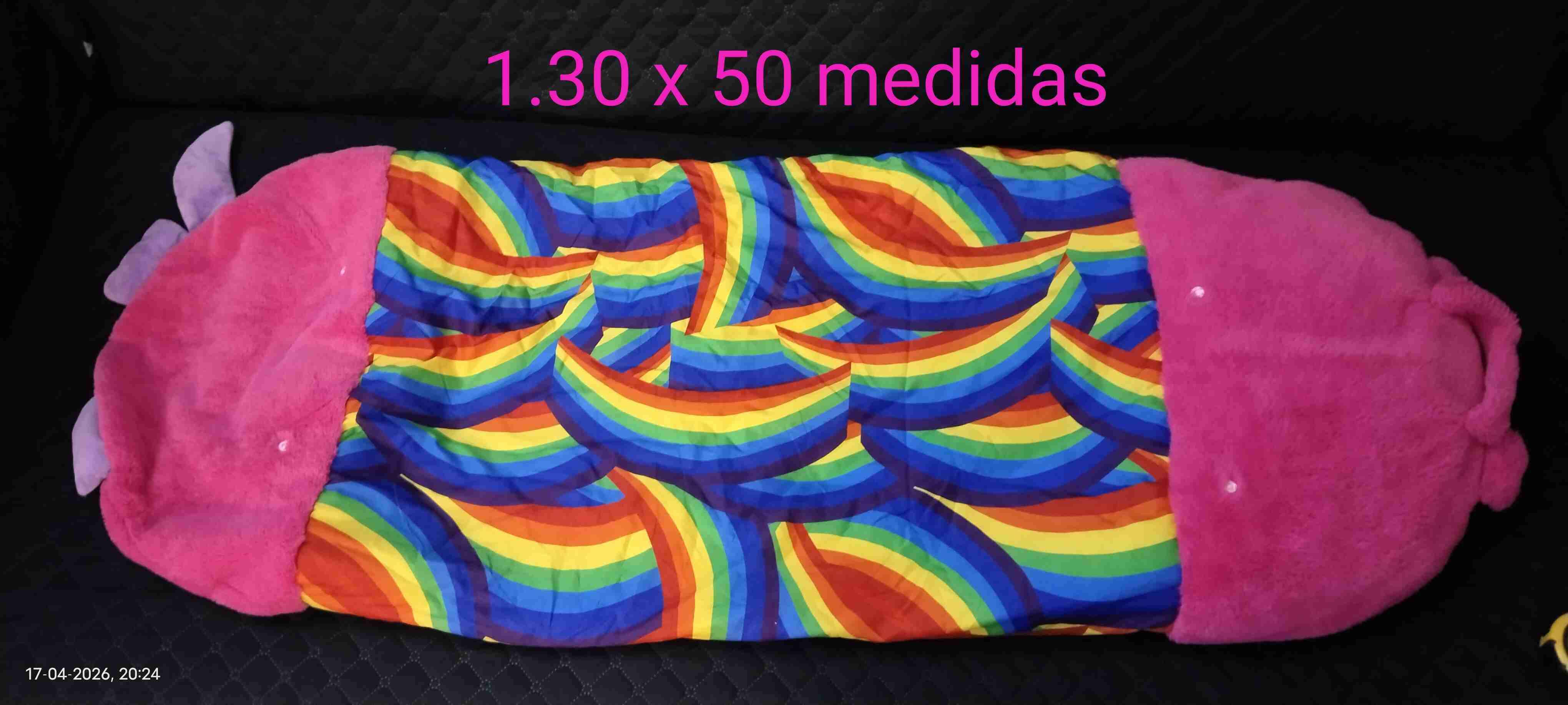 Cojín unicornio rosado suave "Happy nappers - miniatura 3