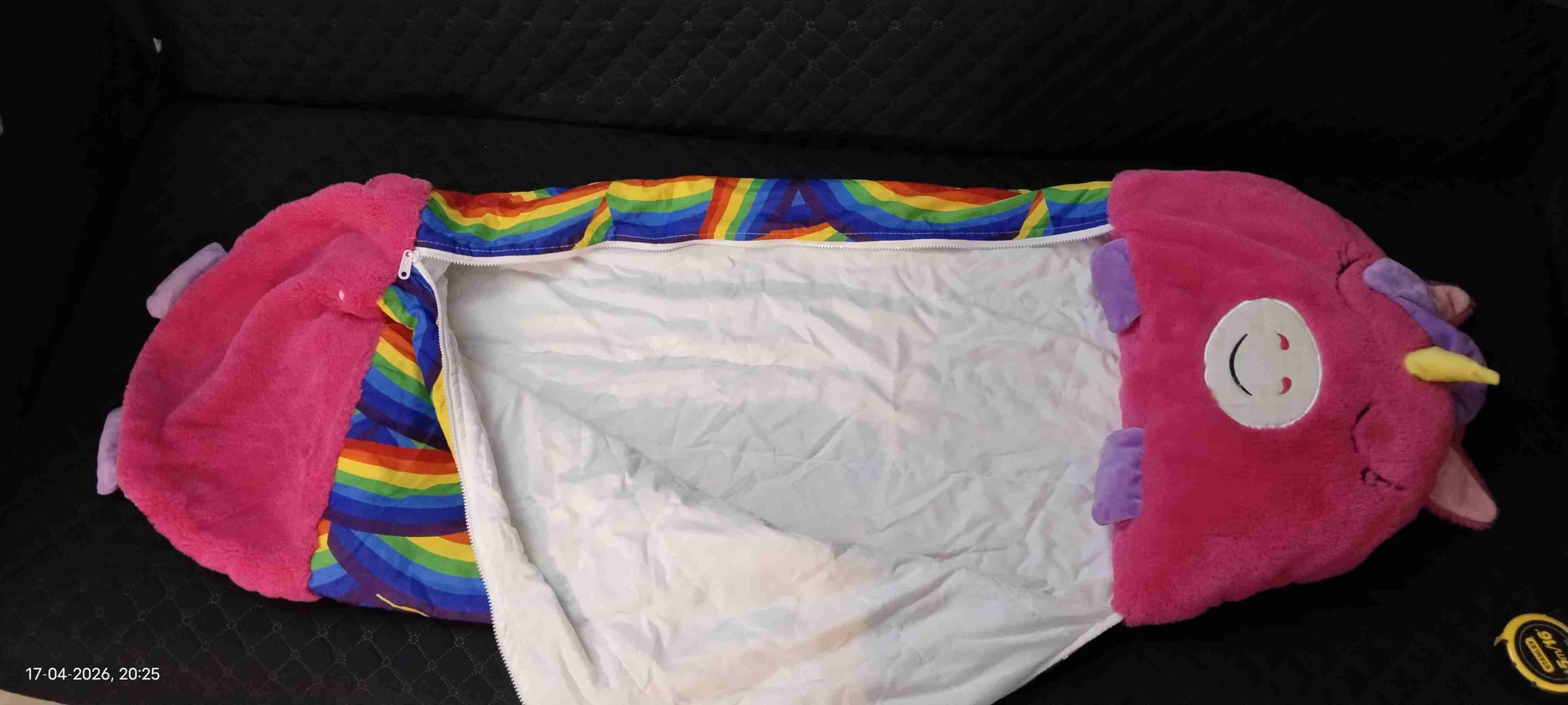 Cojín unicornio rosado suave "Happy nappers - miniatura 5