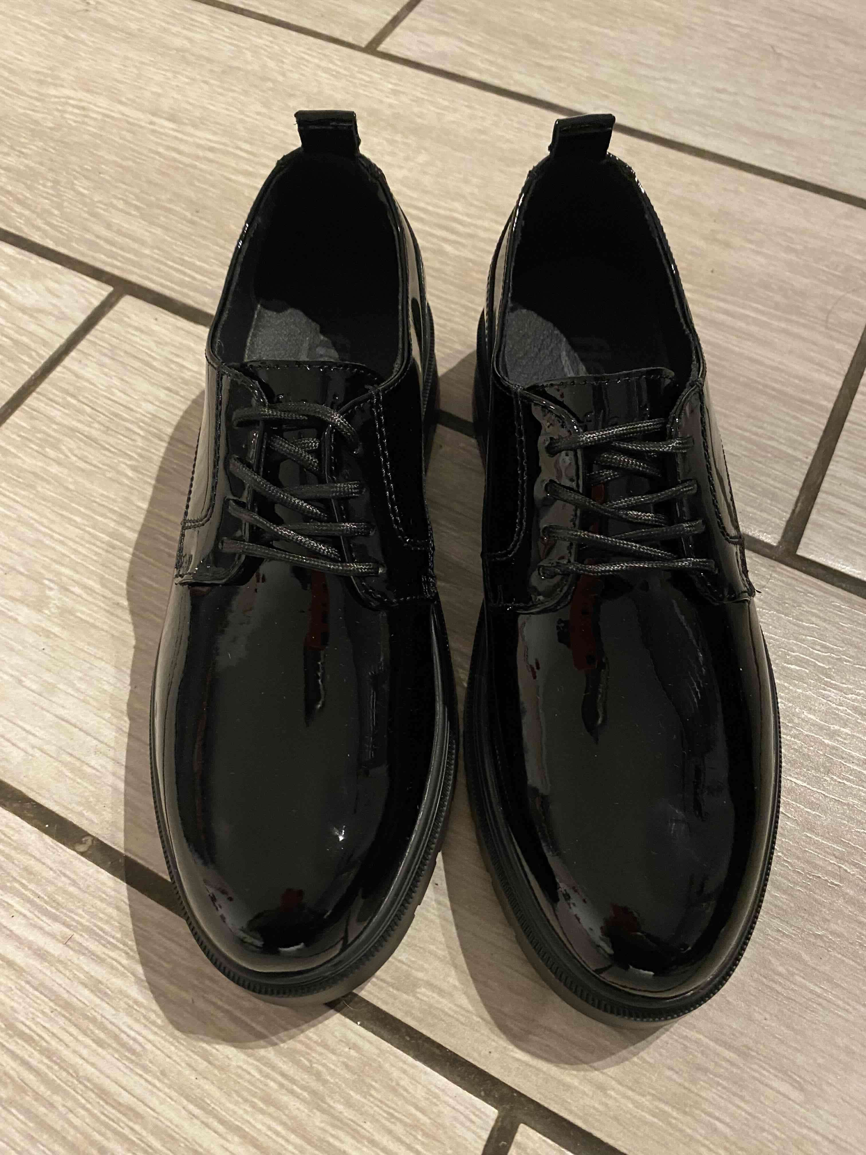 Zapatos de charol Negro - miniatura 1