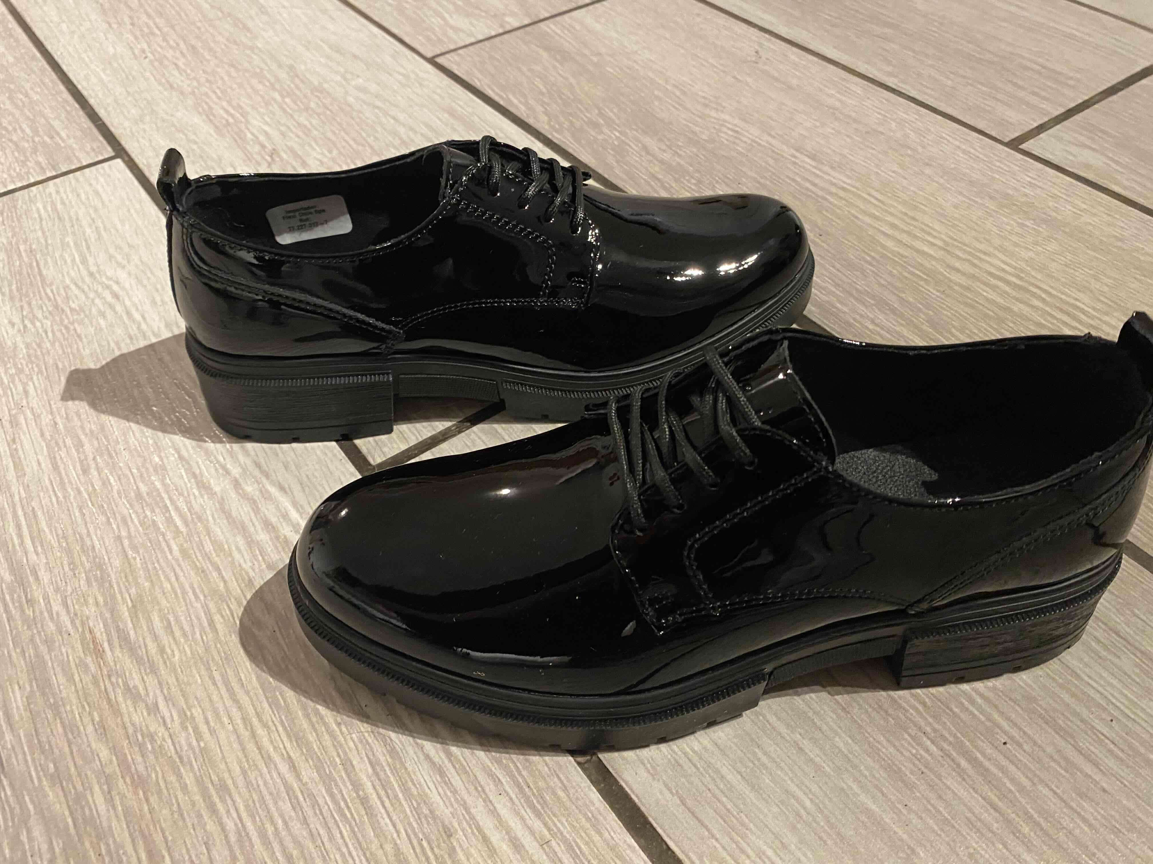 Zapatos de charol Negro - miniatura 2