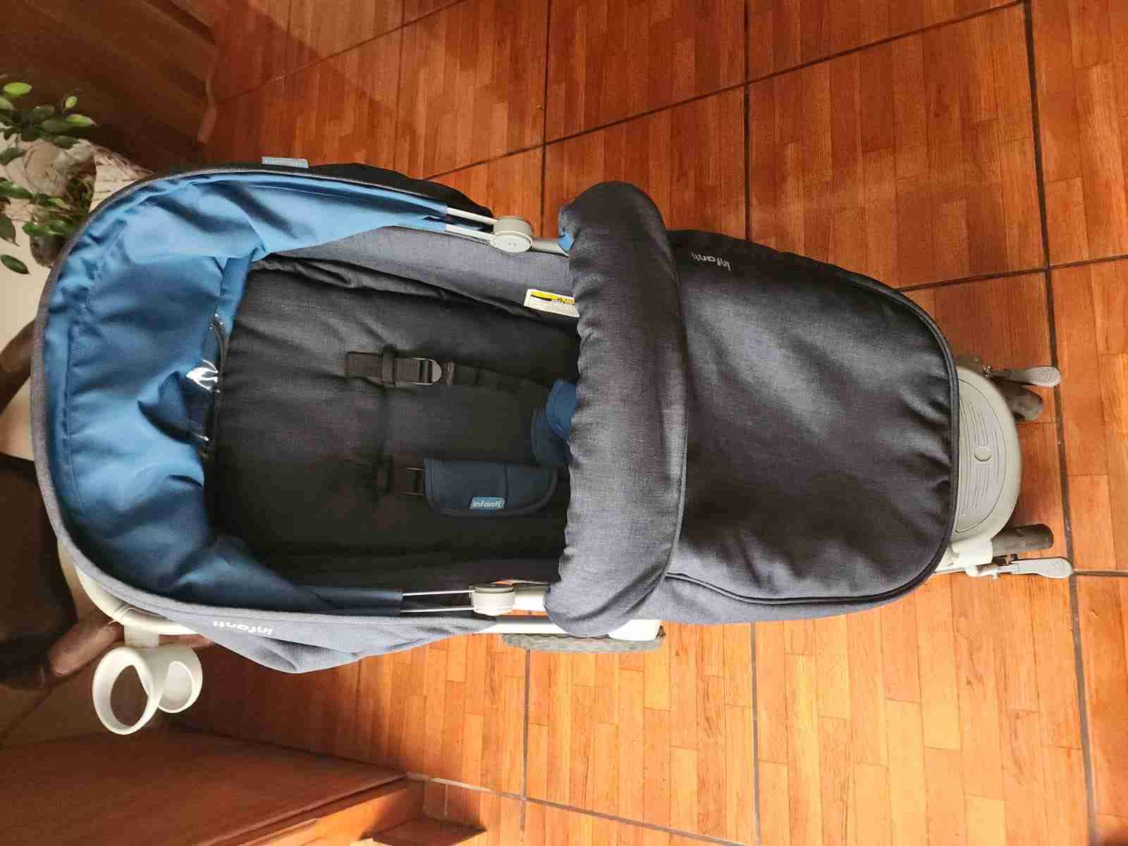 Coche de bebé Infanti gris - miniatura 2