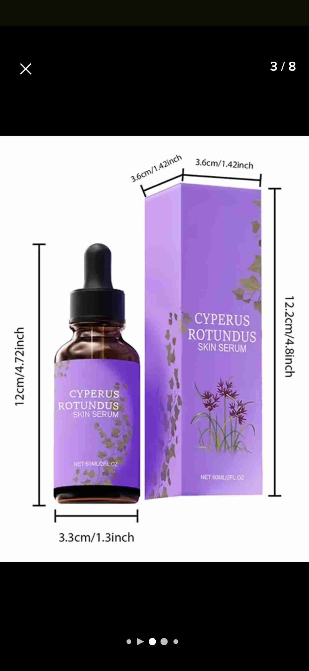 Cyperus Rotundus, evita el crecimiento del bello. - miniatura 2