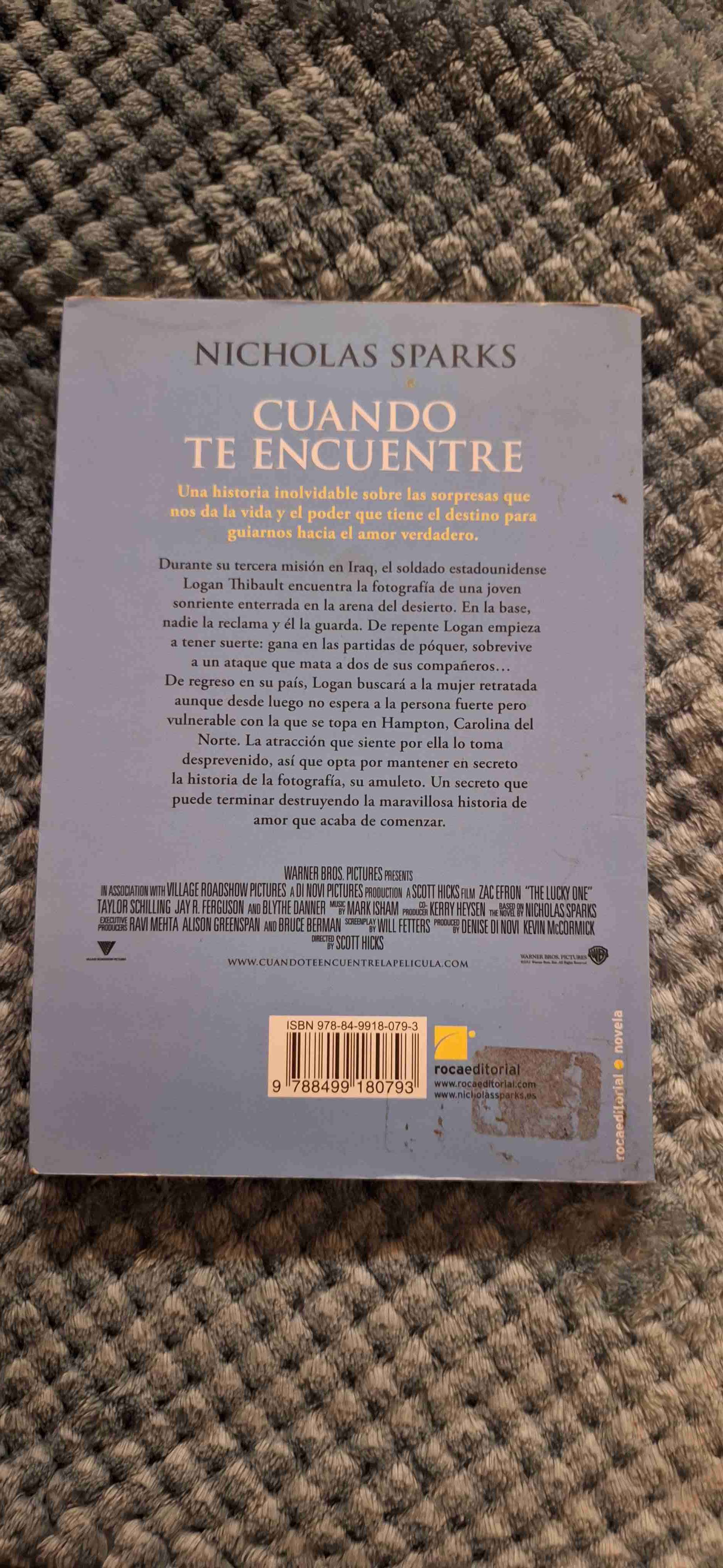 Libro 'Cuando te encuentre' de Nicholas Sparks - miniatura 2