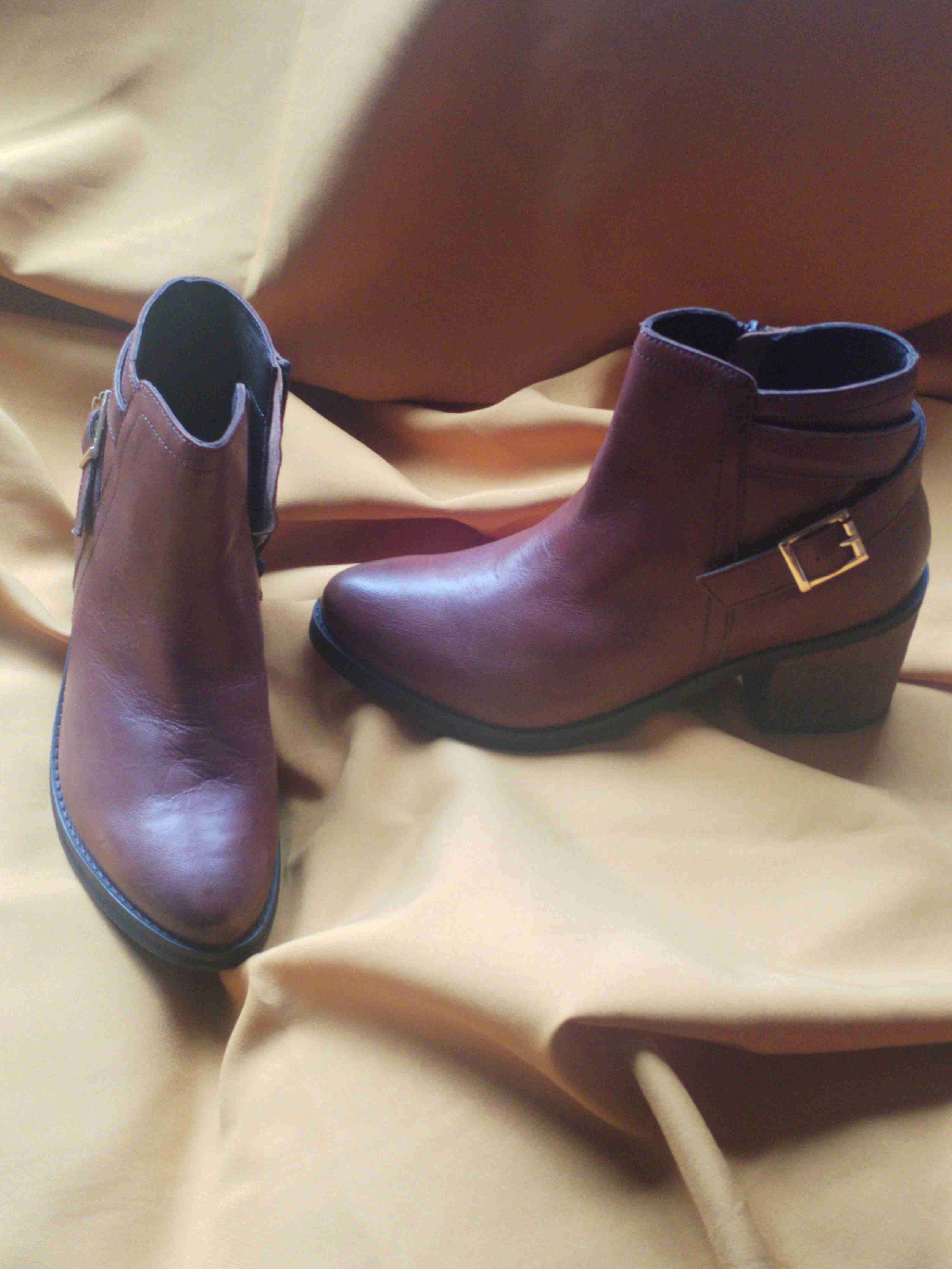 Botines de cuero marrones, marca Marittimo - miniatura 2