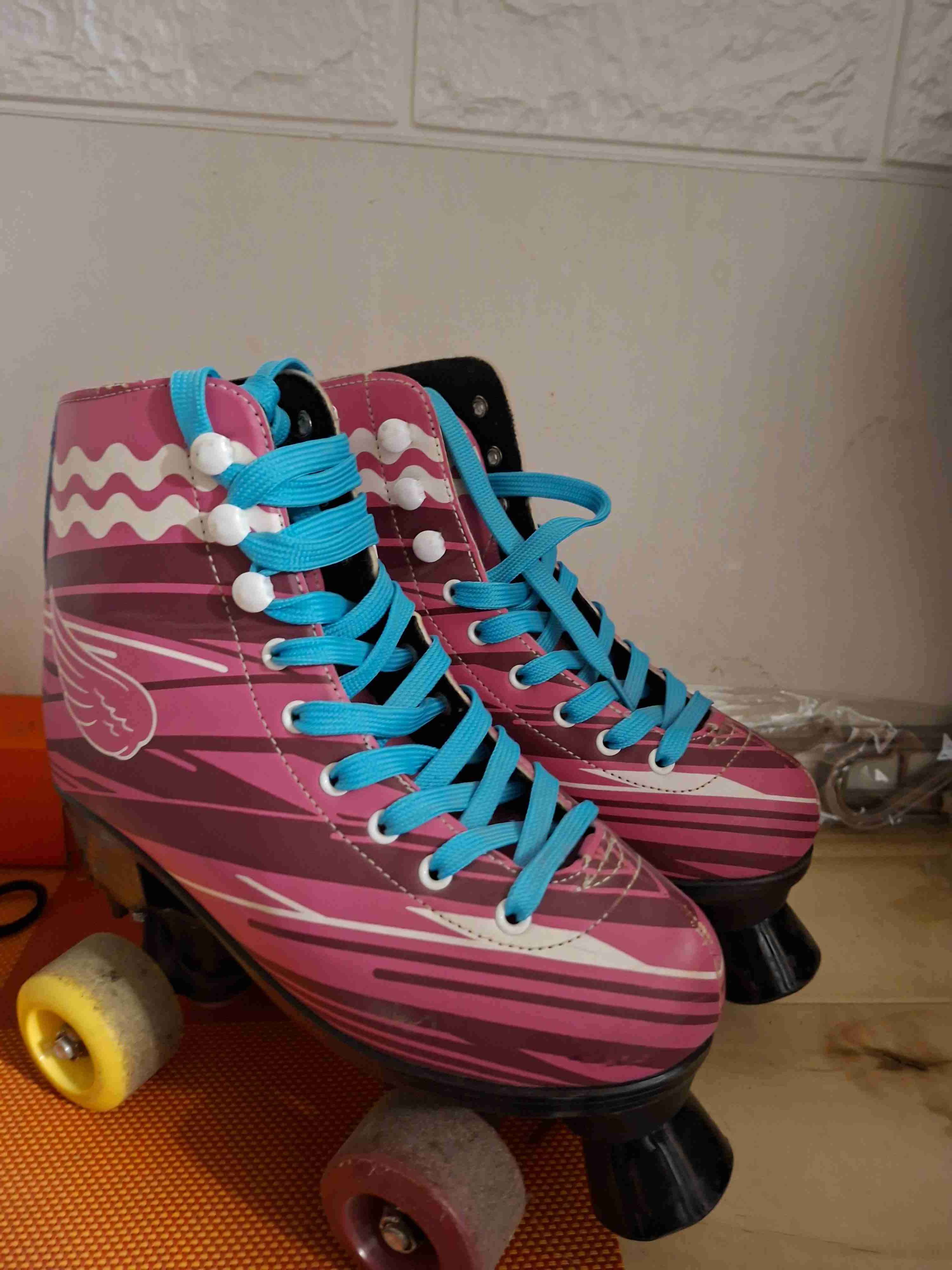 Patines estilo clásico rosados - miniatura 1