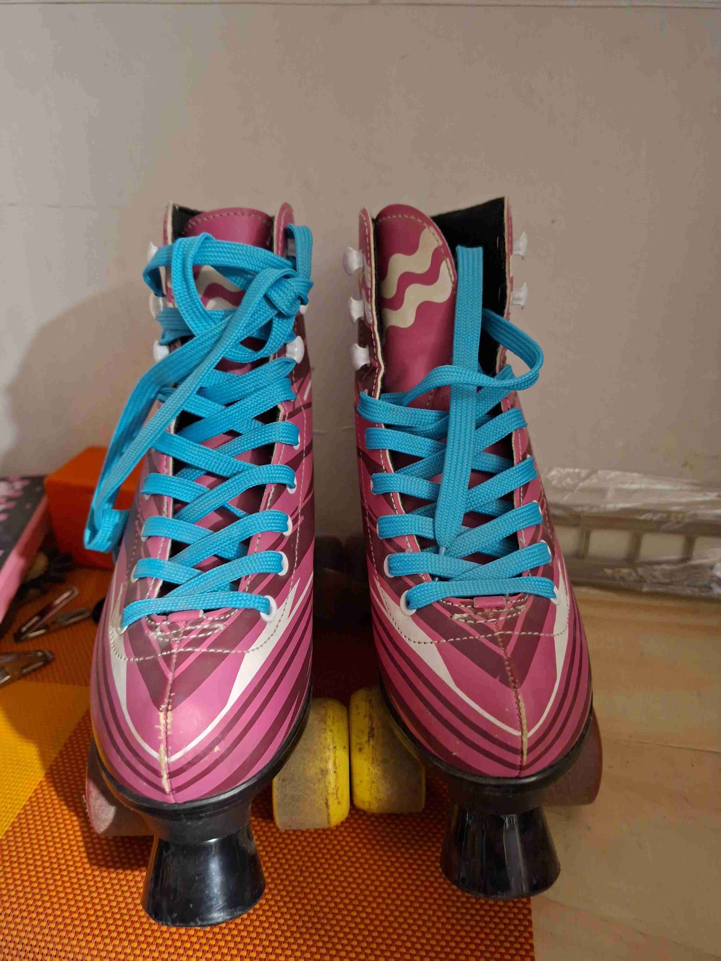 Patines estilo clásico rosados - miniatura 2