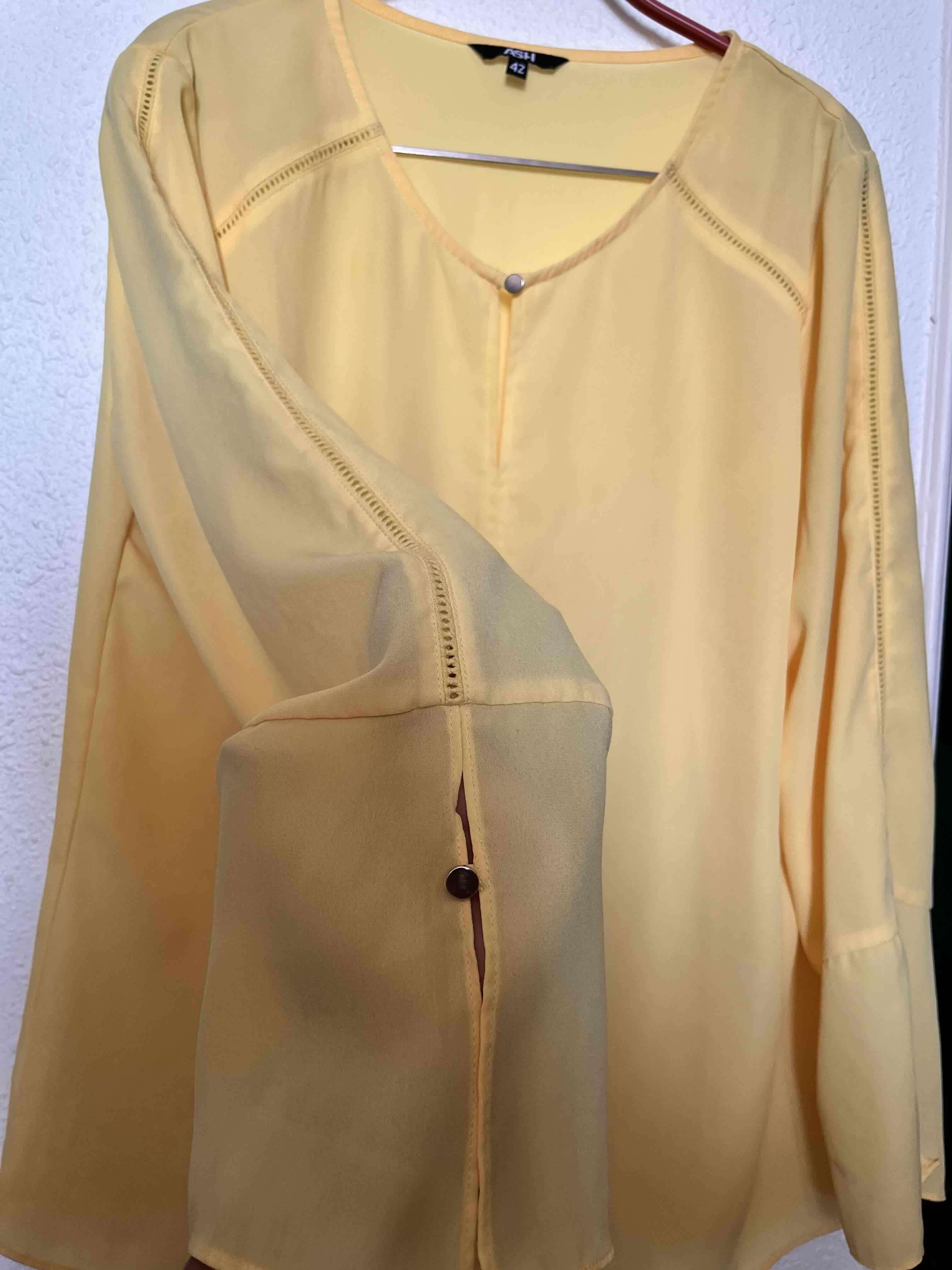 Blusa amarilla manga larga - miniatura 4