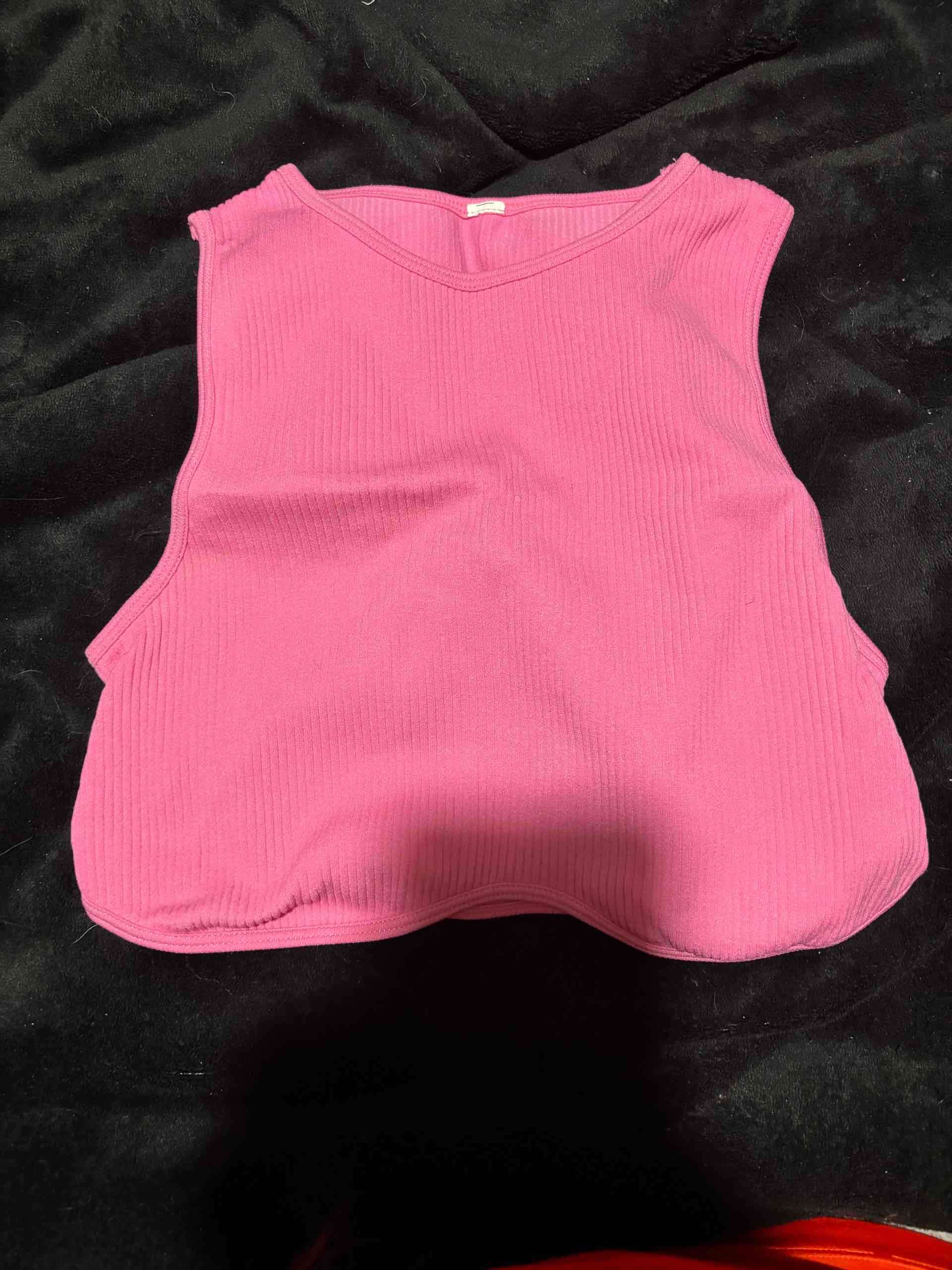Top sin mangas rosado