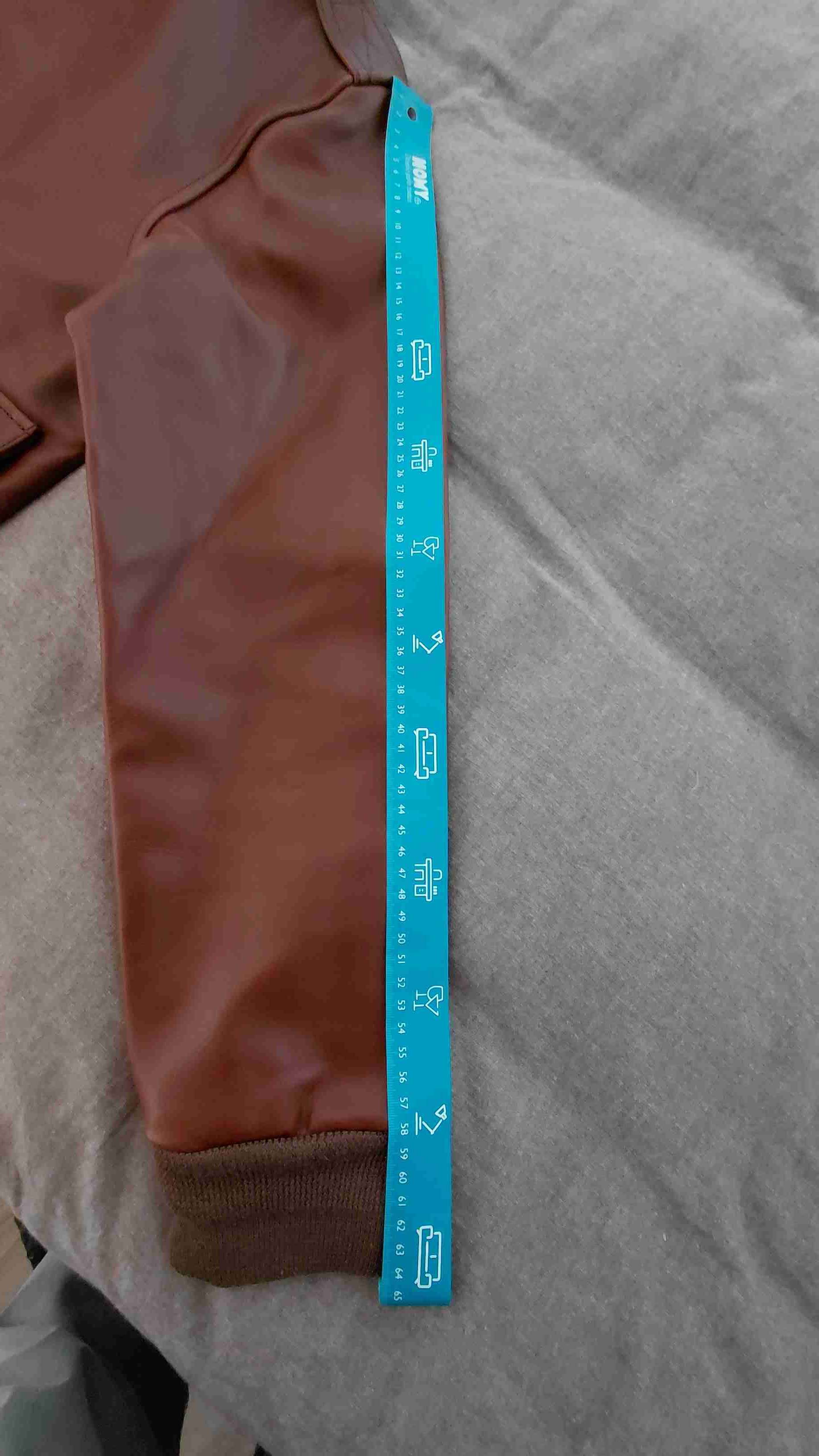 Chaqueta de Cuero Bomber Talla L Tipo A2 - miniatura 5