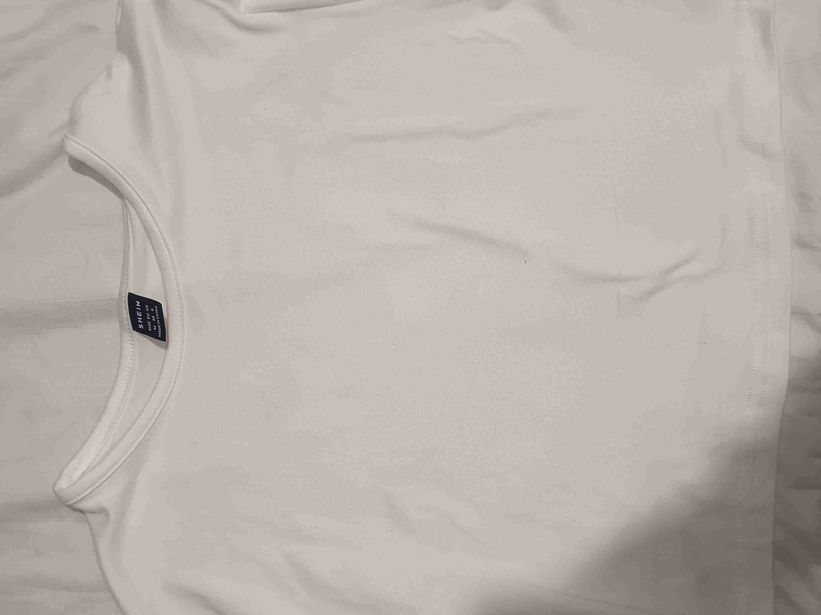 Polera blanca SHEIN - miniatura 1