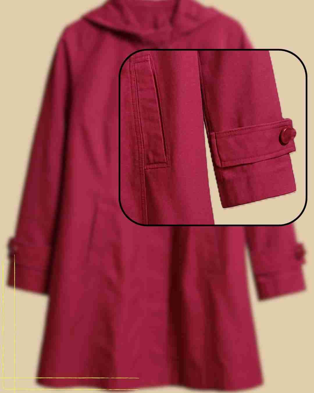 Abrigo rojo con capucha - miniatura 2