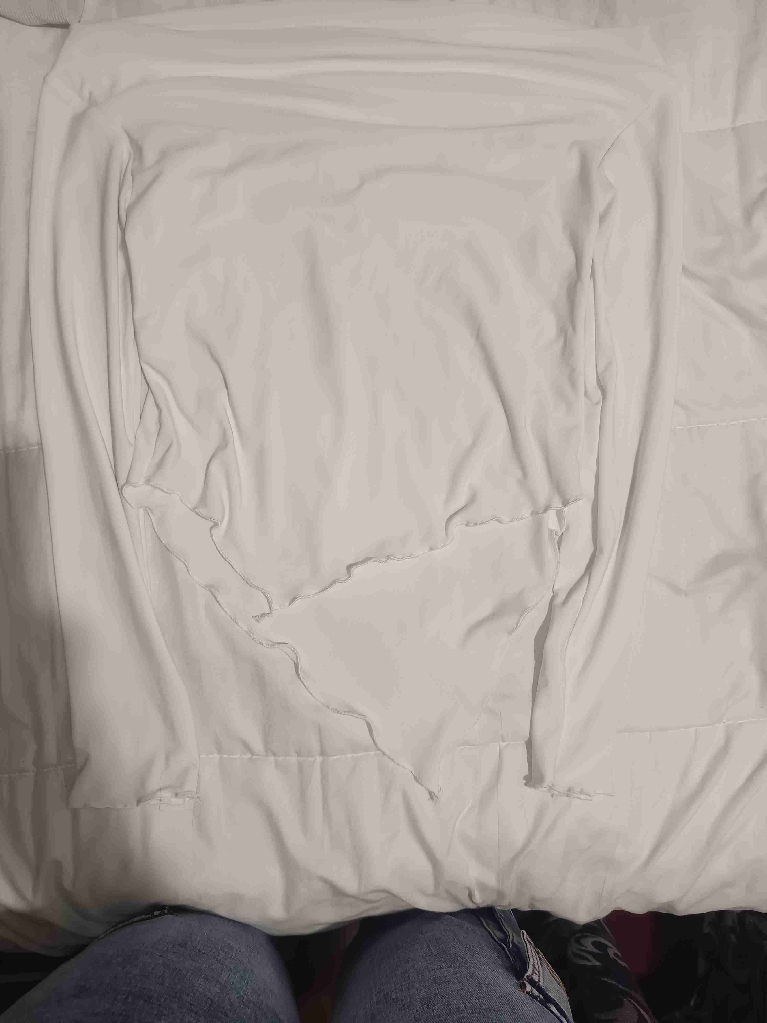 Polera blanca en punta - miniatura 2