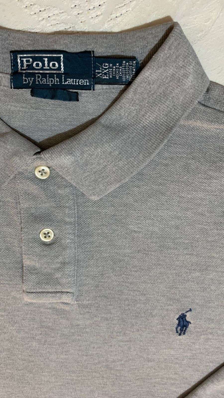 Polo gris XL Ralph Lauren - miniatura 1