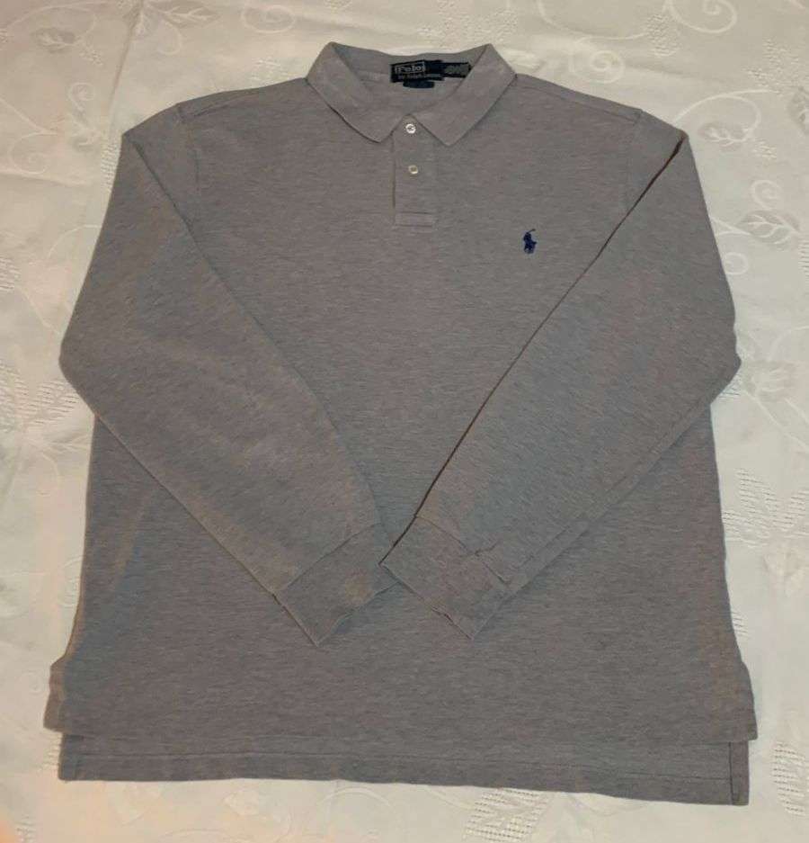 Polo gris XL Ralph Lauren - miniatura 2