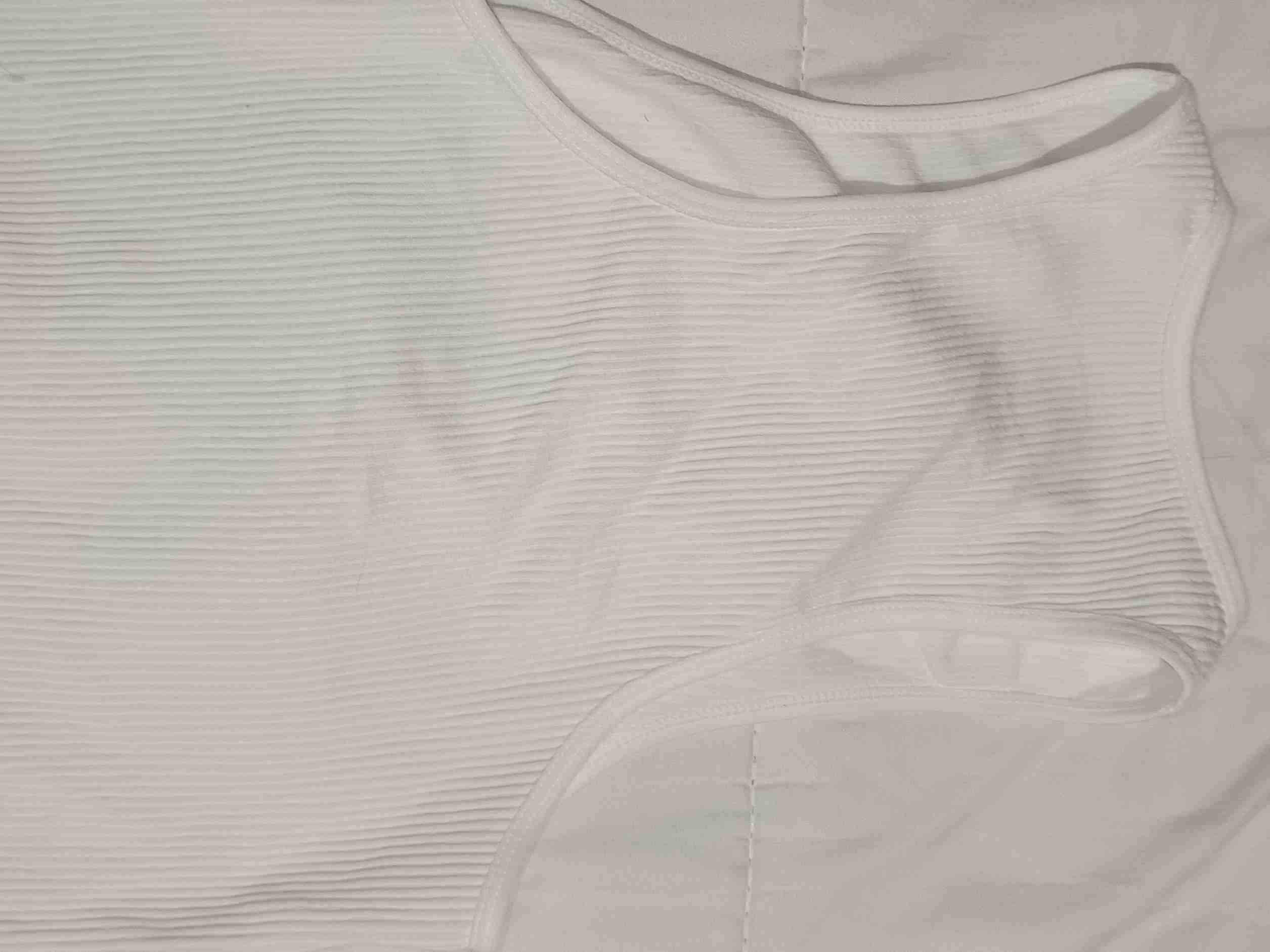 Top blanco acanalado - miniatura 2