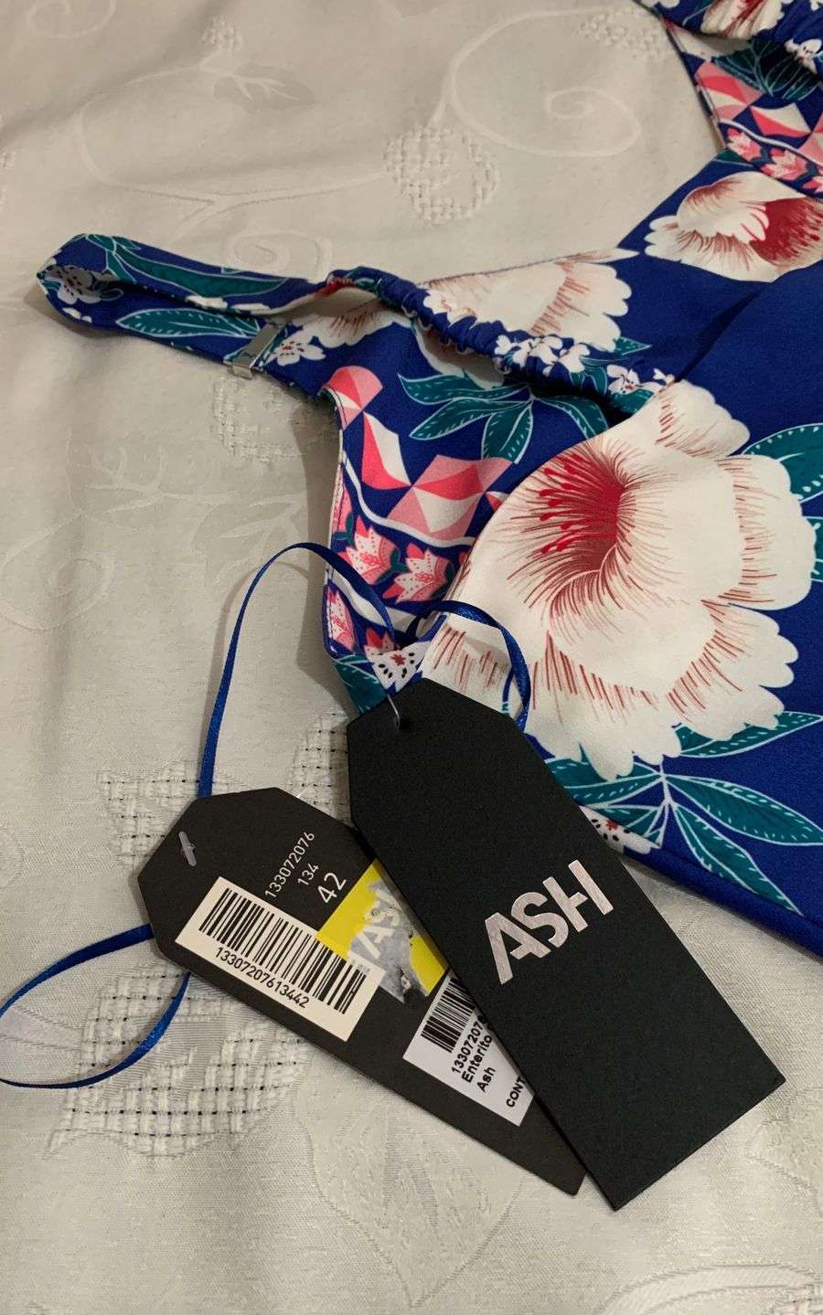 Vestido azul floral ASH