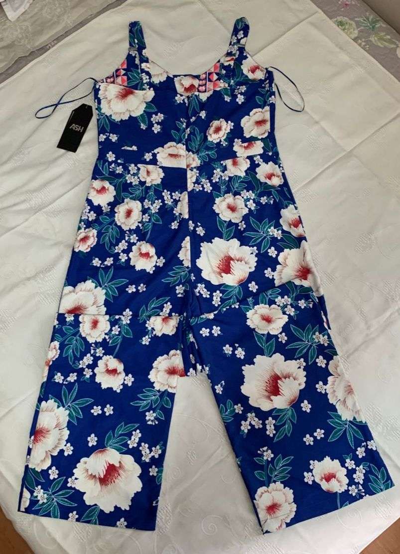 Vestido azul floral ASH - miniatura 3