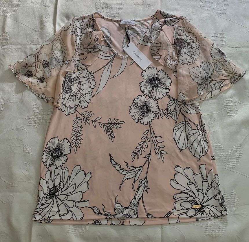 Blusa estampada floral Calvin Klein - miniatura 1