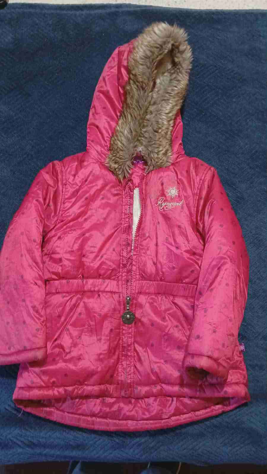 Chaqueta de lana borreguillo beige y gris - miniatura 2