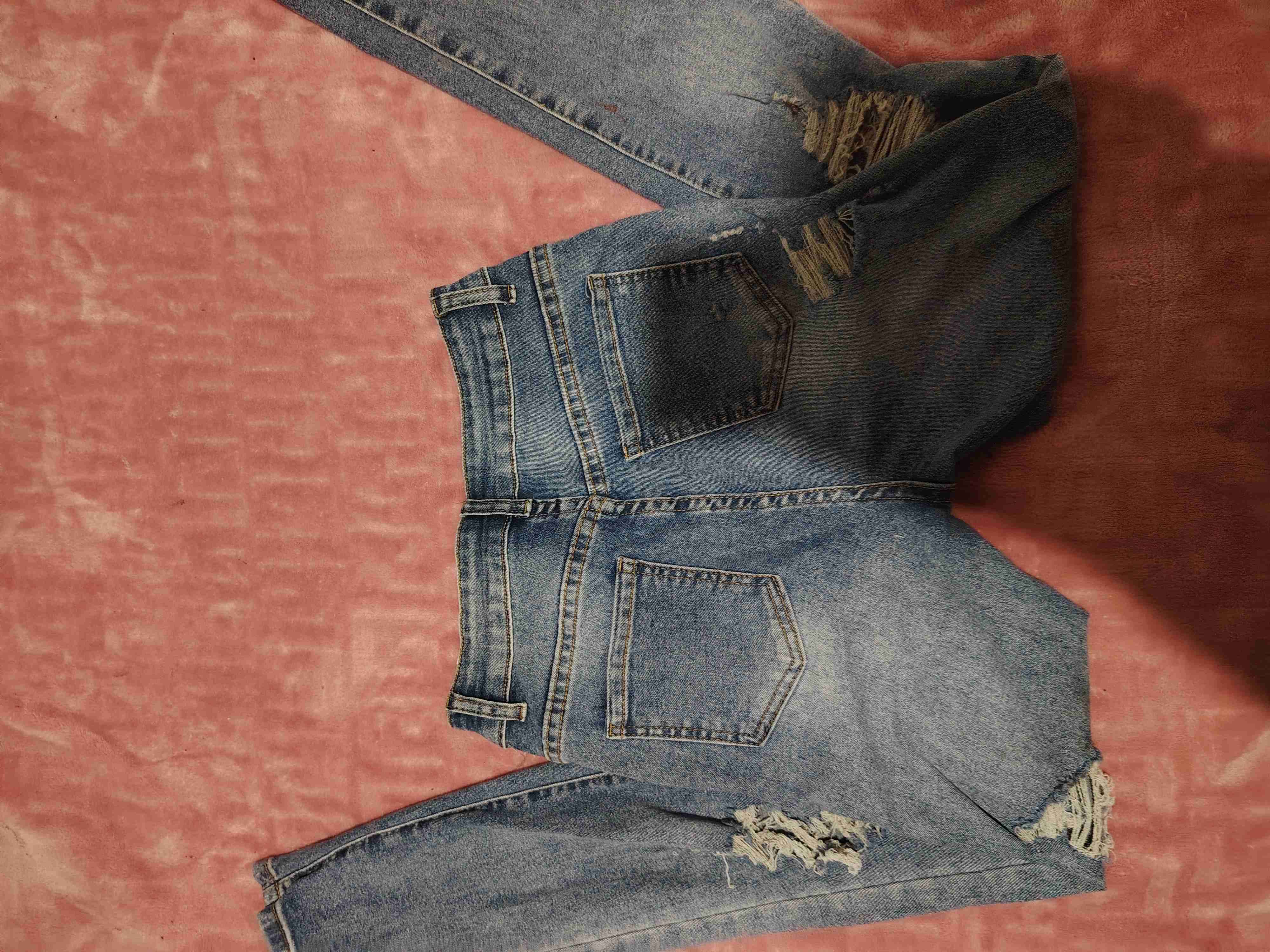 Jeans desgastados azules - miniatura 2