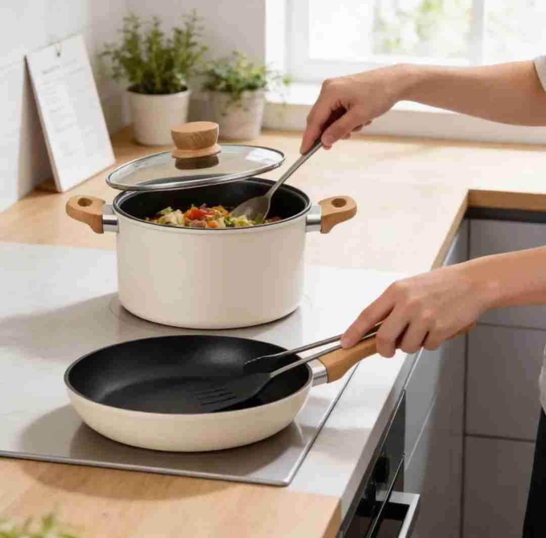 Juego de Olla + Sartén Antiadherentes Holstein. - miniatura 2