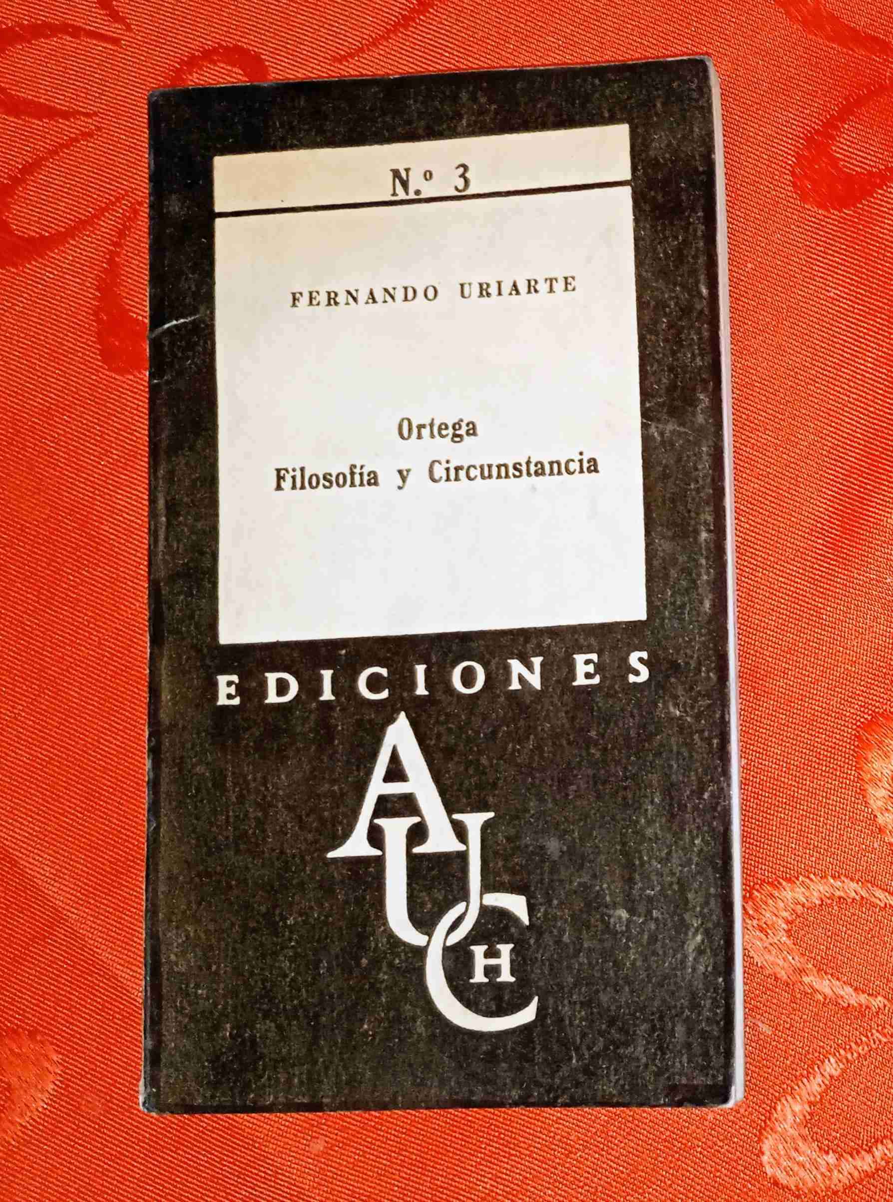 Libro Ortega Filosofía y Circunstancia - miniatura 1