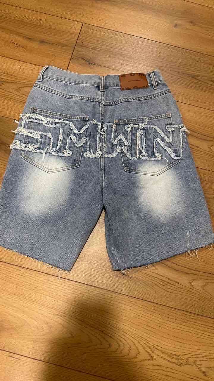 Shorts de mezclilla deslavados - miniatura 2