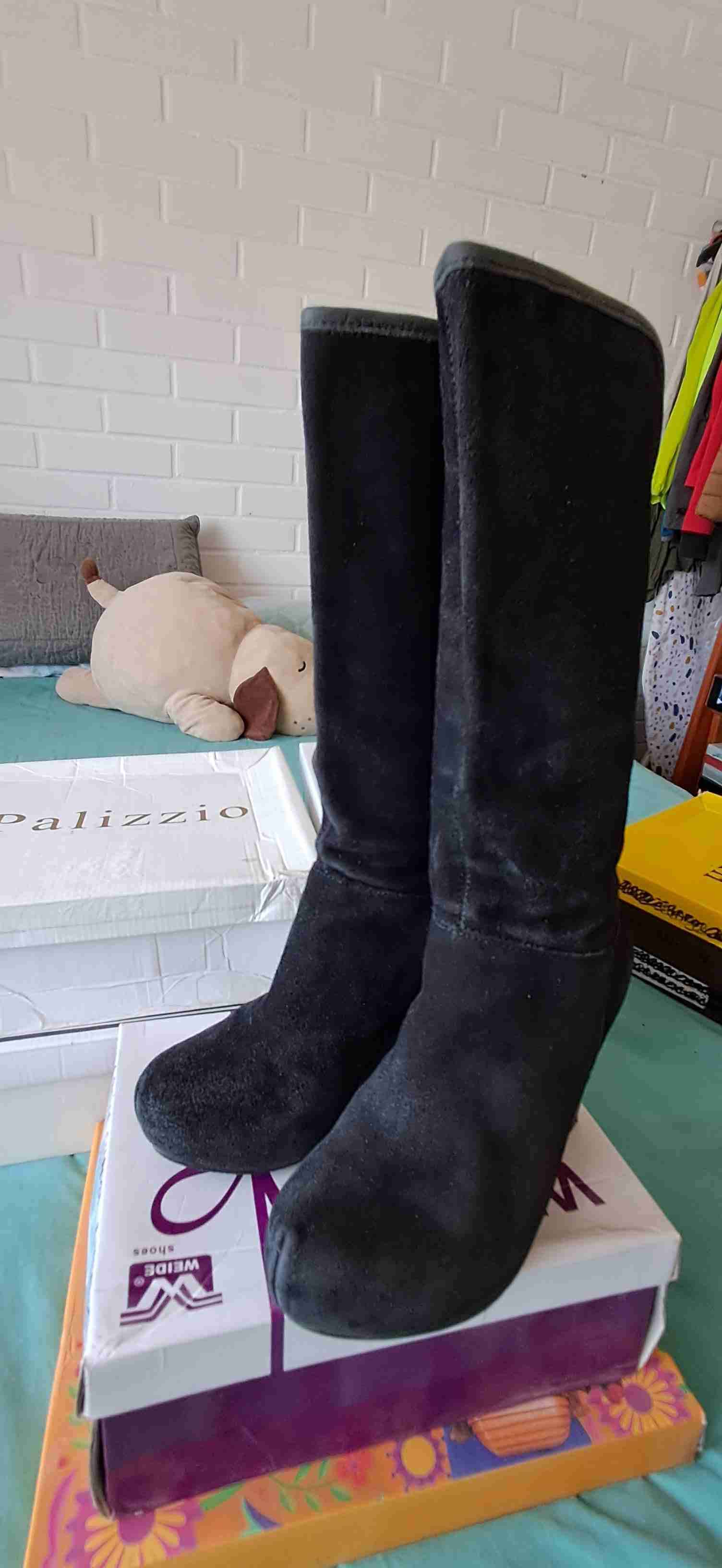 Botas negras altas - miniatura 1