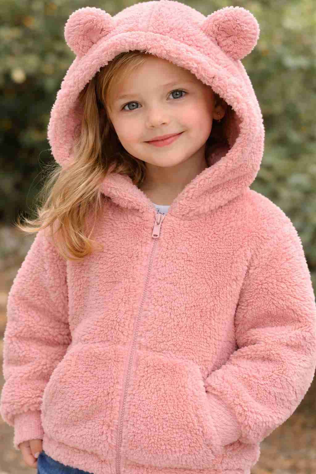 peludo rosada con orejas