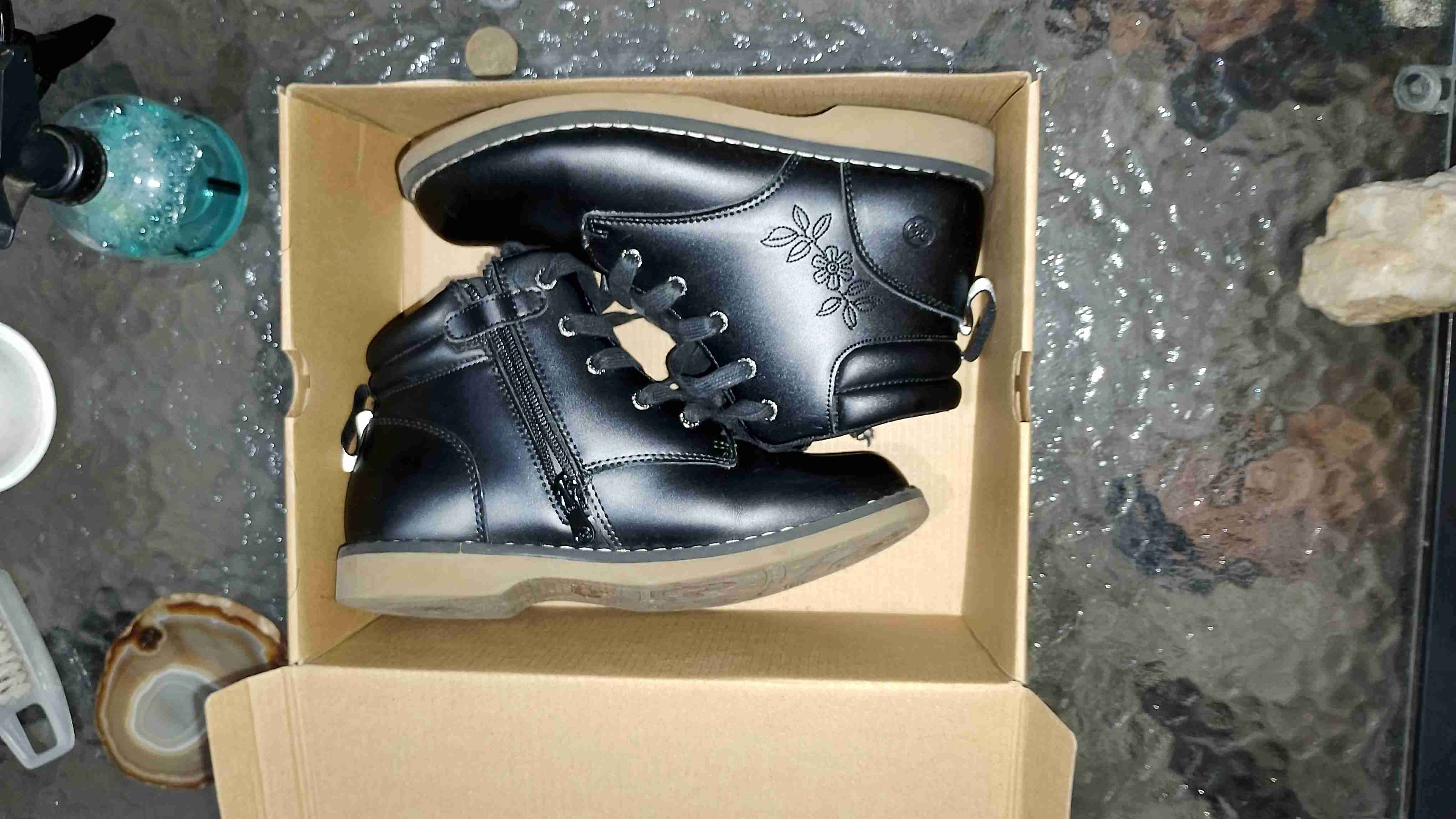 Botines negros para niña (Bubble gummers) - miniatura 5