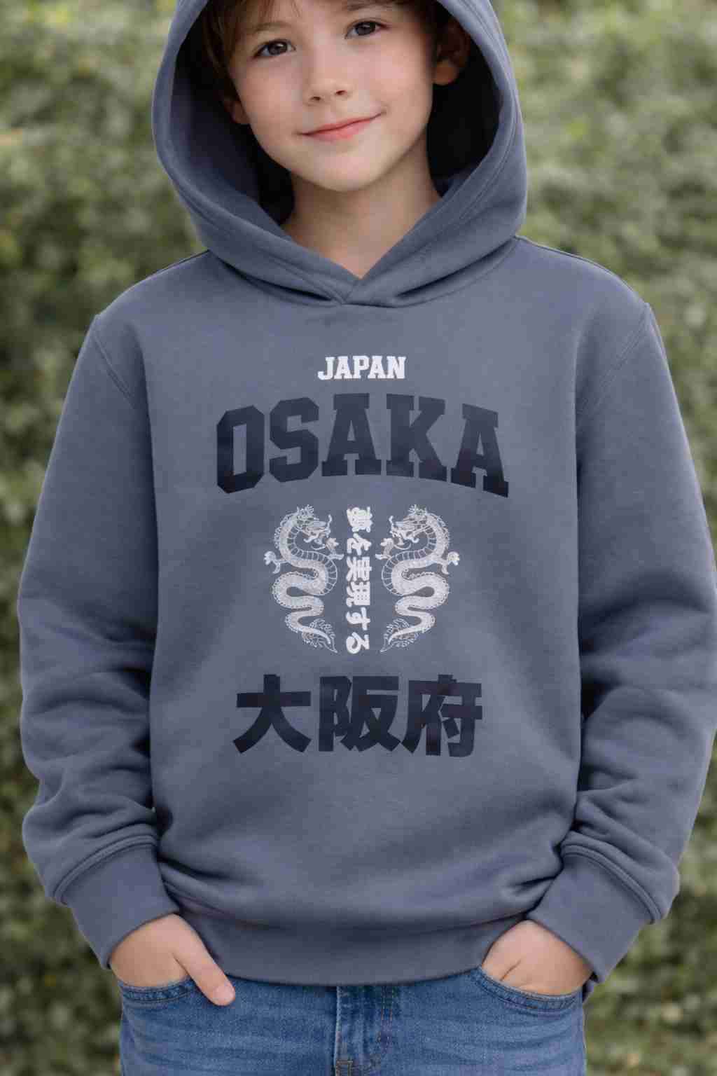 Polerón con capucha Osaka gris