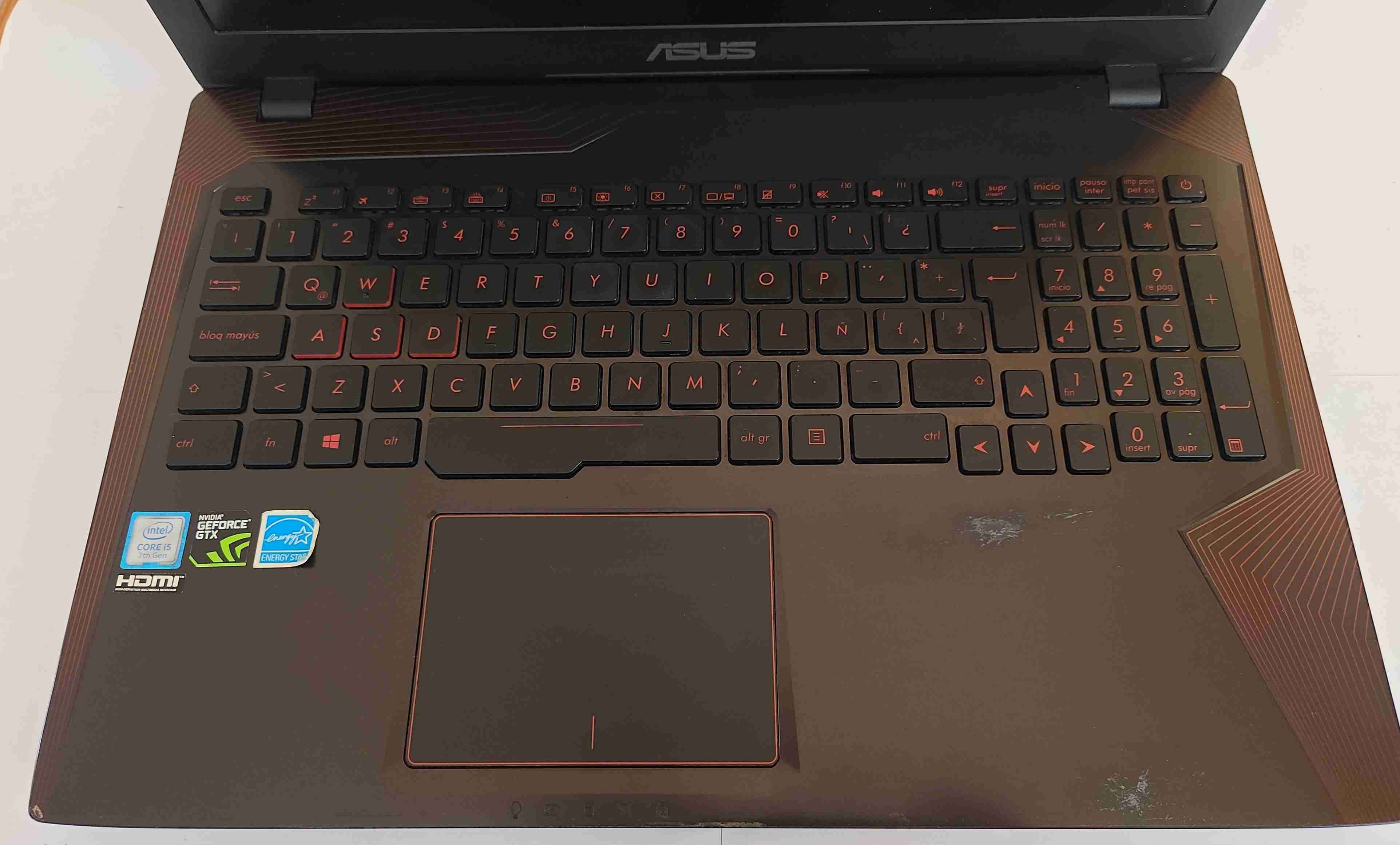 Repuestos Teclado completo Notebook Asus FX553VE