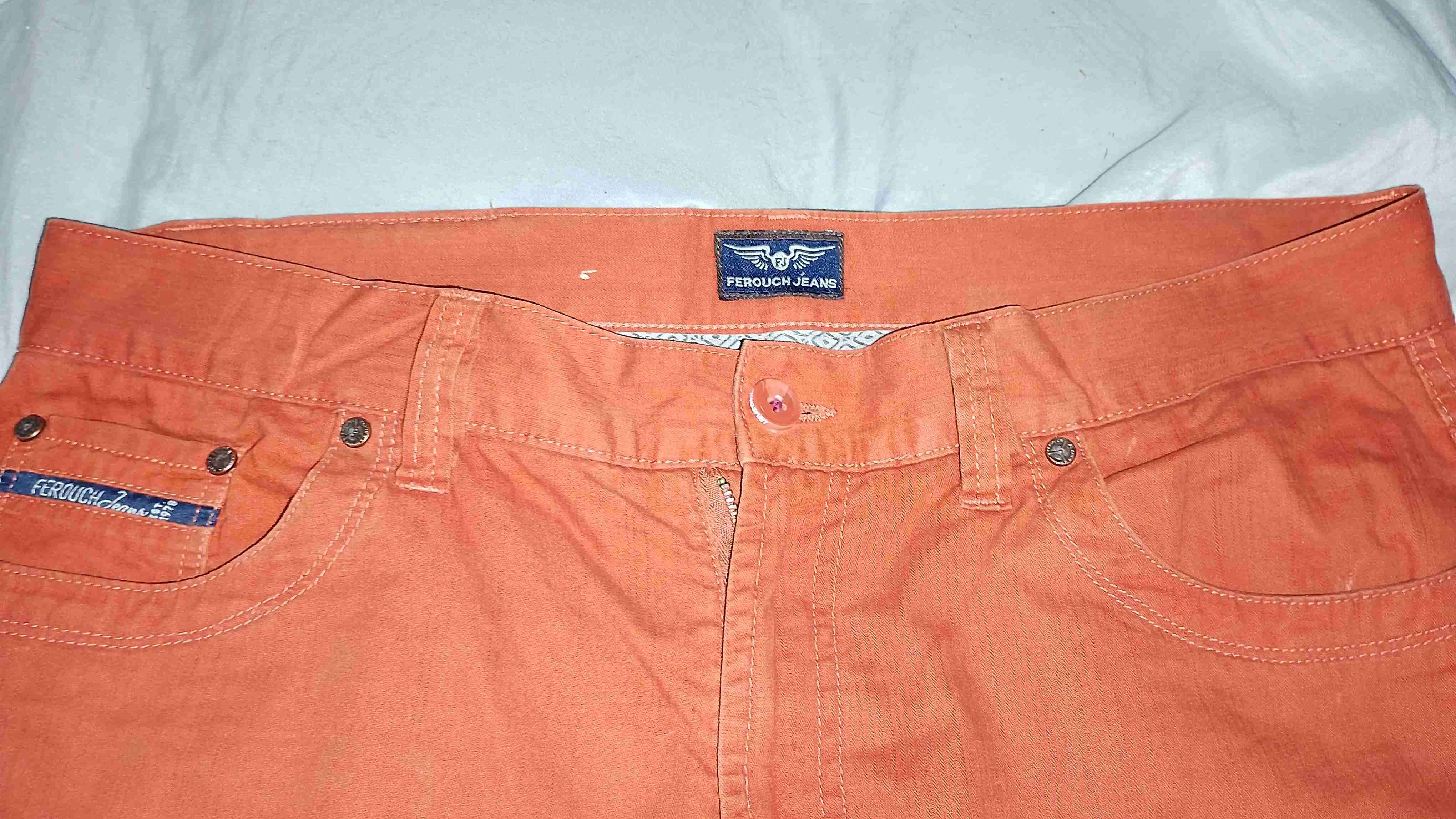 Jeans naranja Ferouch - miniatura 1
