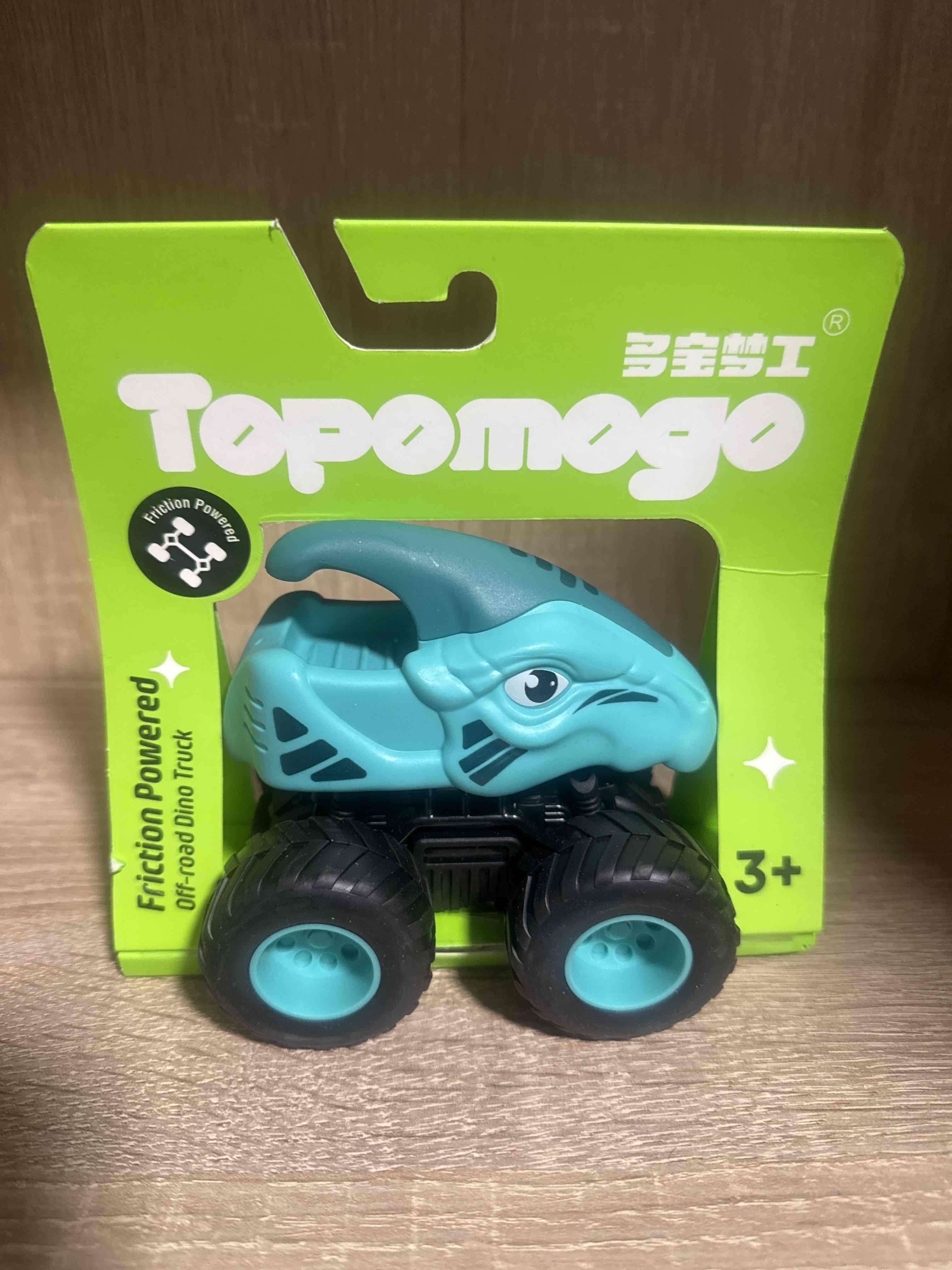 Camión dinosaurio con fricción