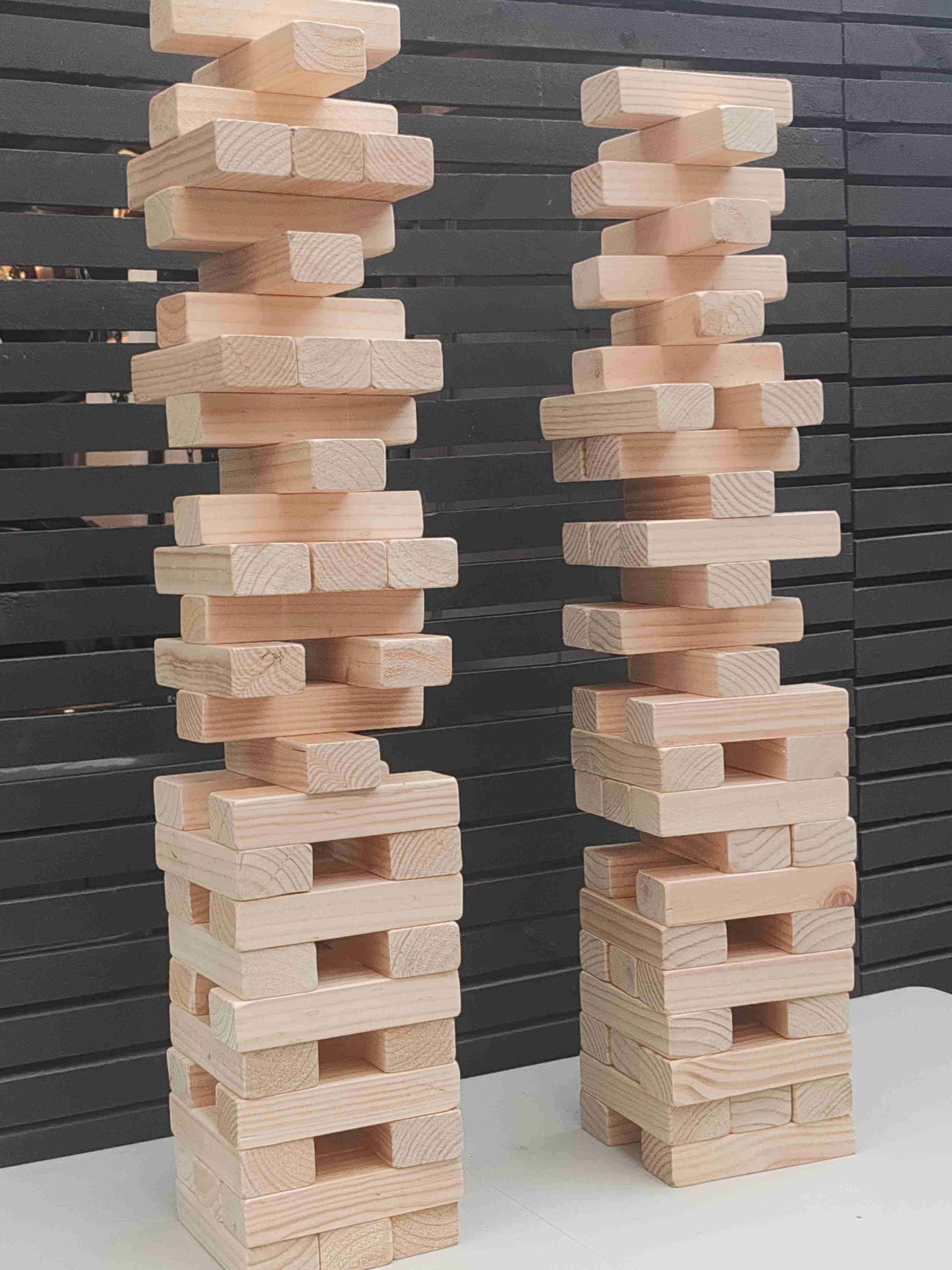 Juego Jenga de madera XL - miniatura 1