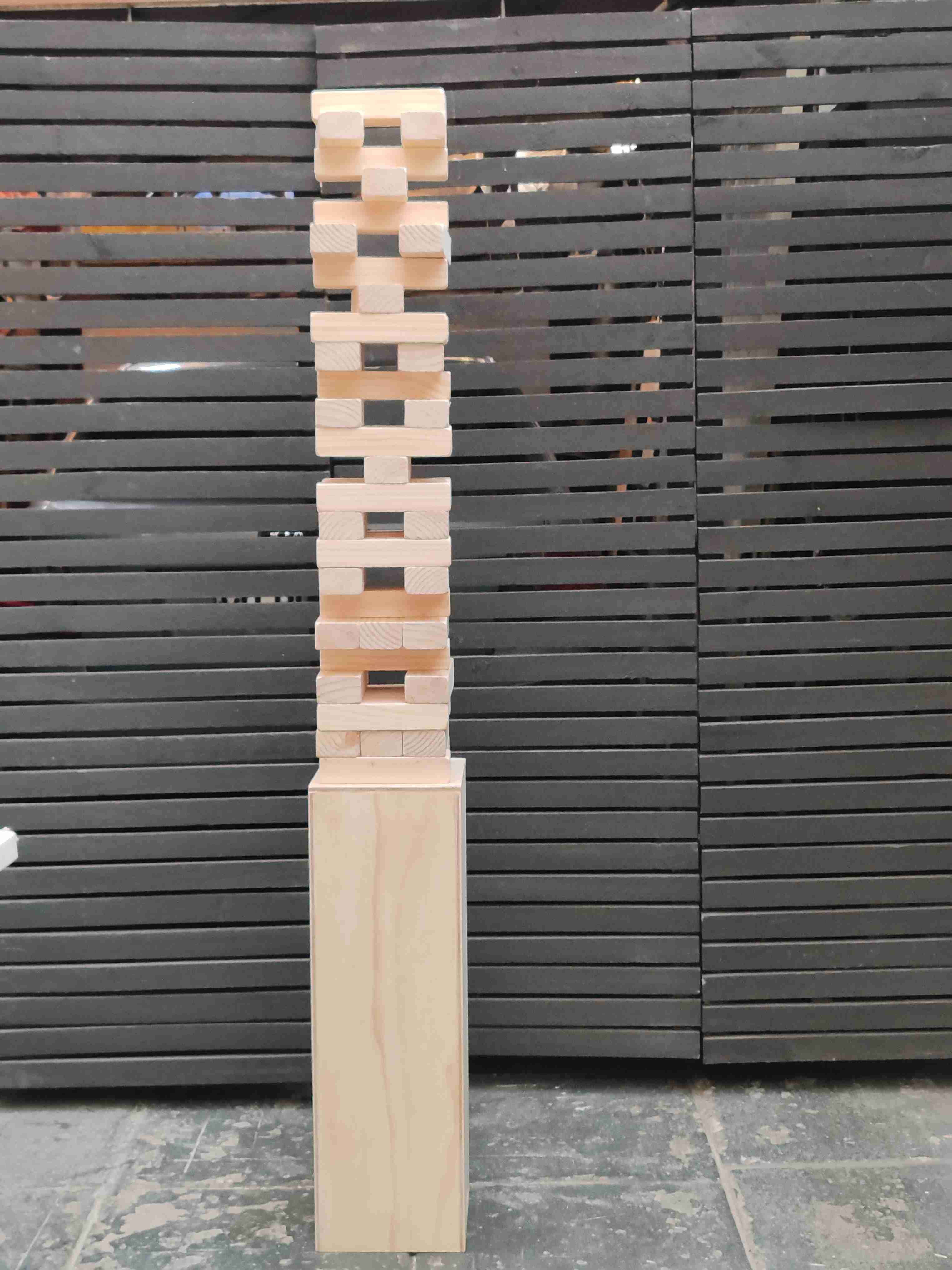 Juego Jenga de madera XL - miniatura 3