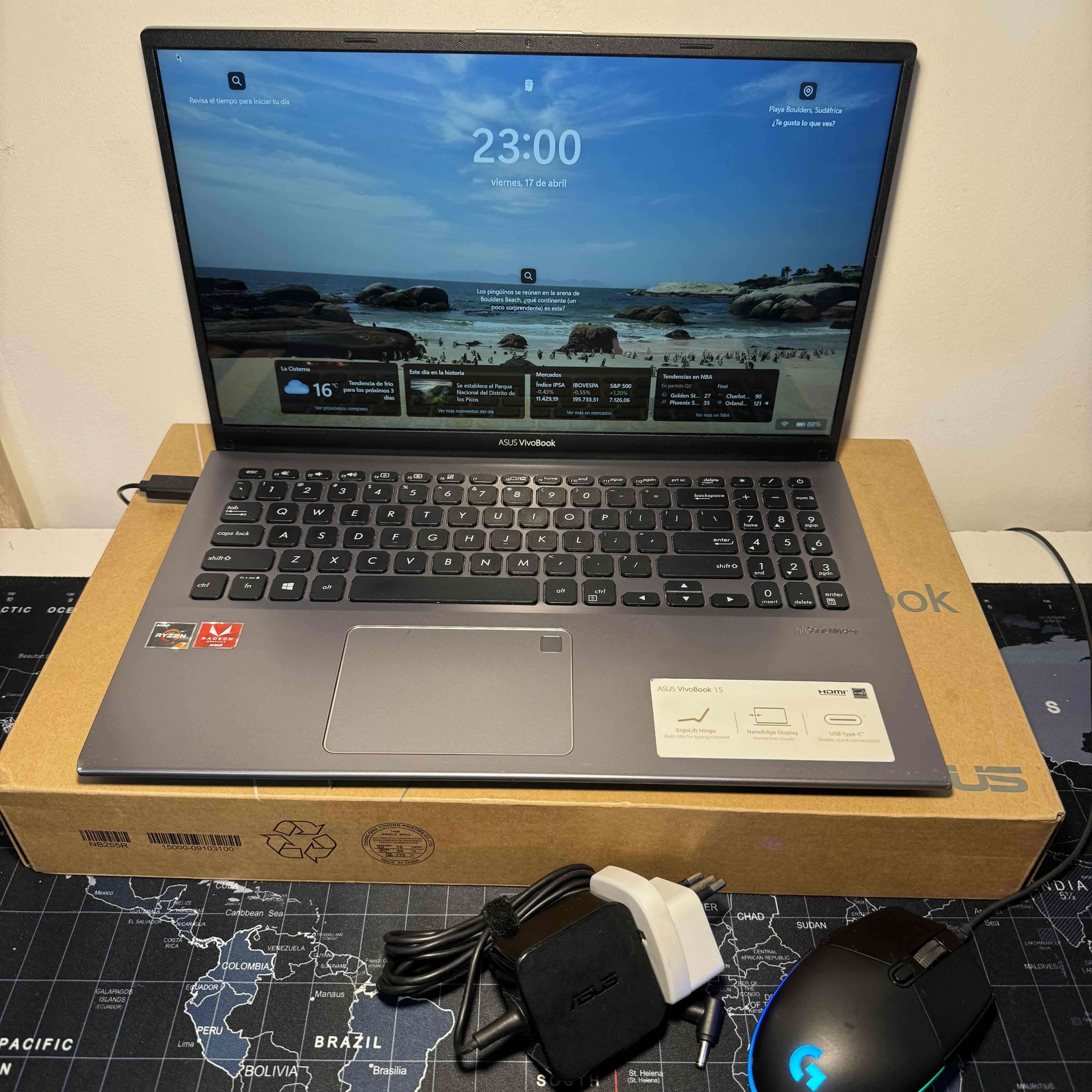 Notebook ASUS VivoBook 15 FHD HDR Tactil. - miniatura 1