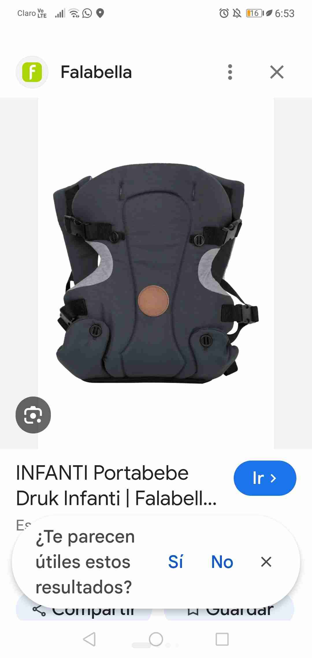 Portabebé Druk Gris Infanti - miniatura 2