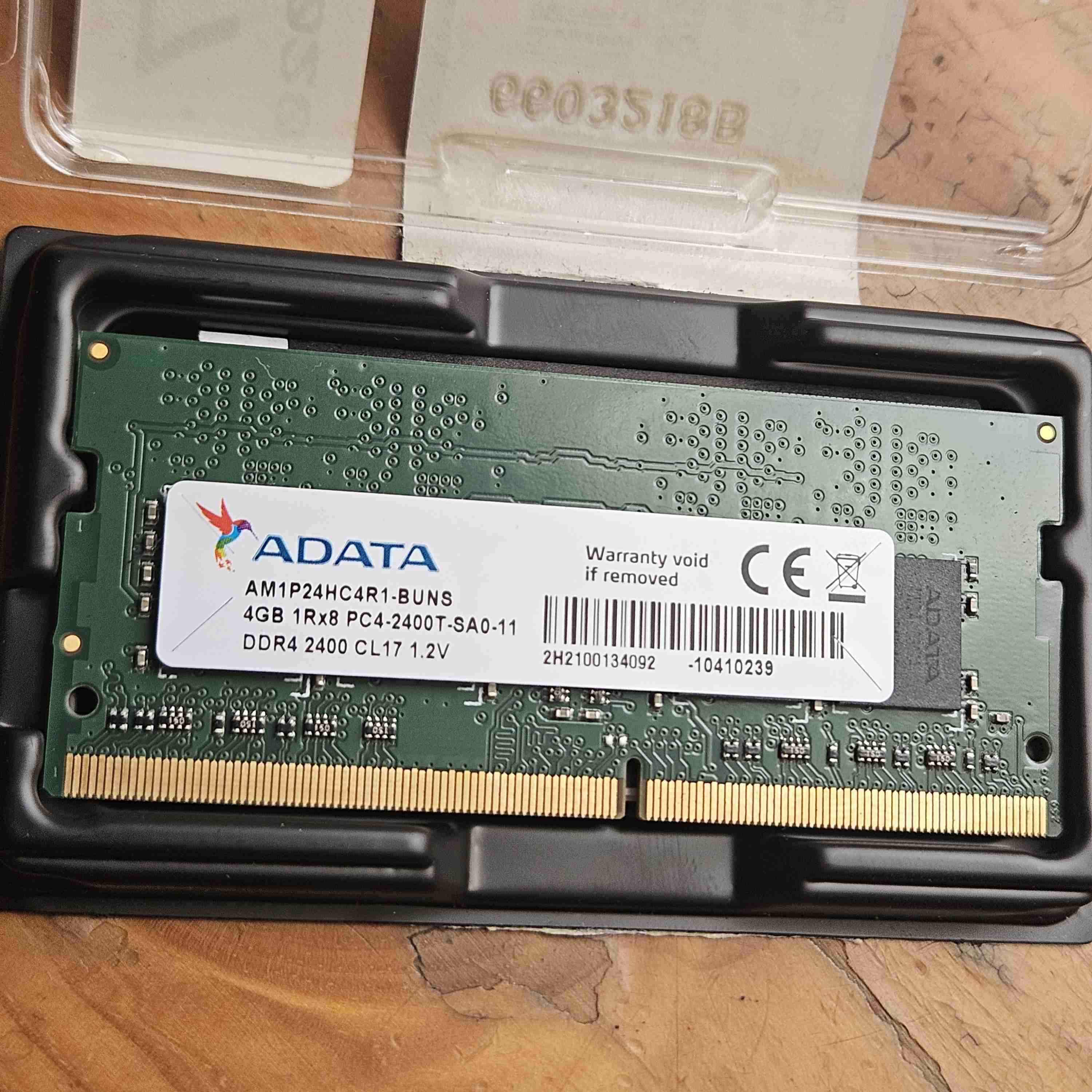 Memoria Ram DDR4 4GB 2400MHZ SODIMM - miniatura 1