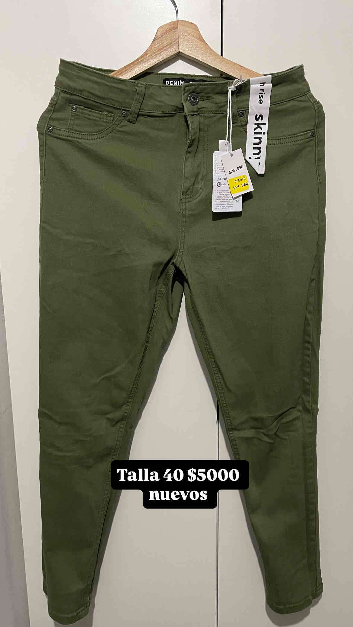 Jeans skinny azul talla 40 - miniatura 2