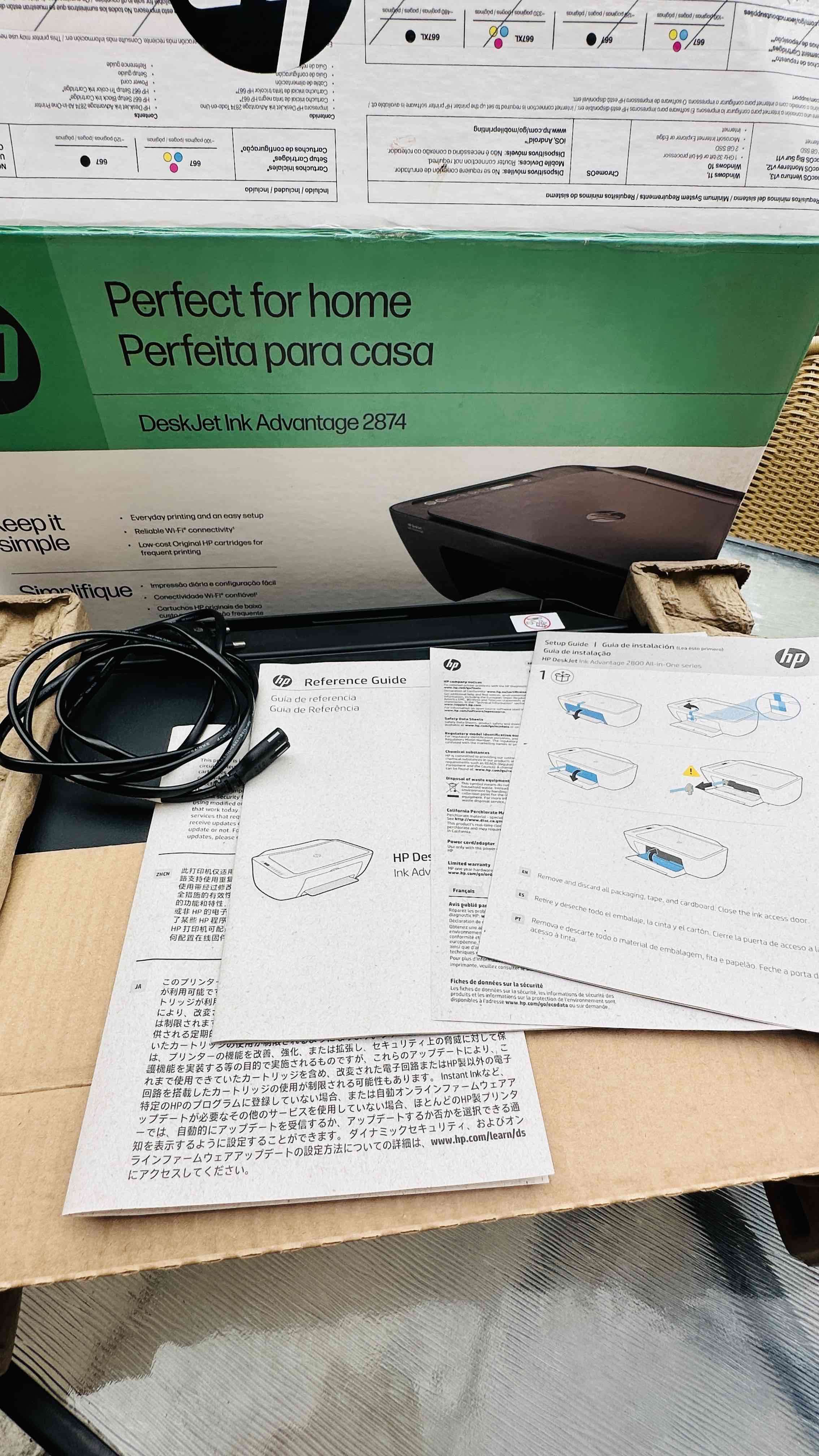 Impresora HP DeskJet Ink Advantage 2874 - miniatura 5