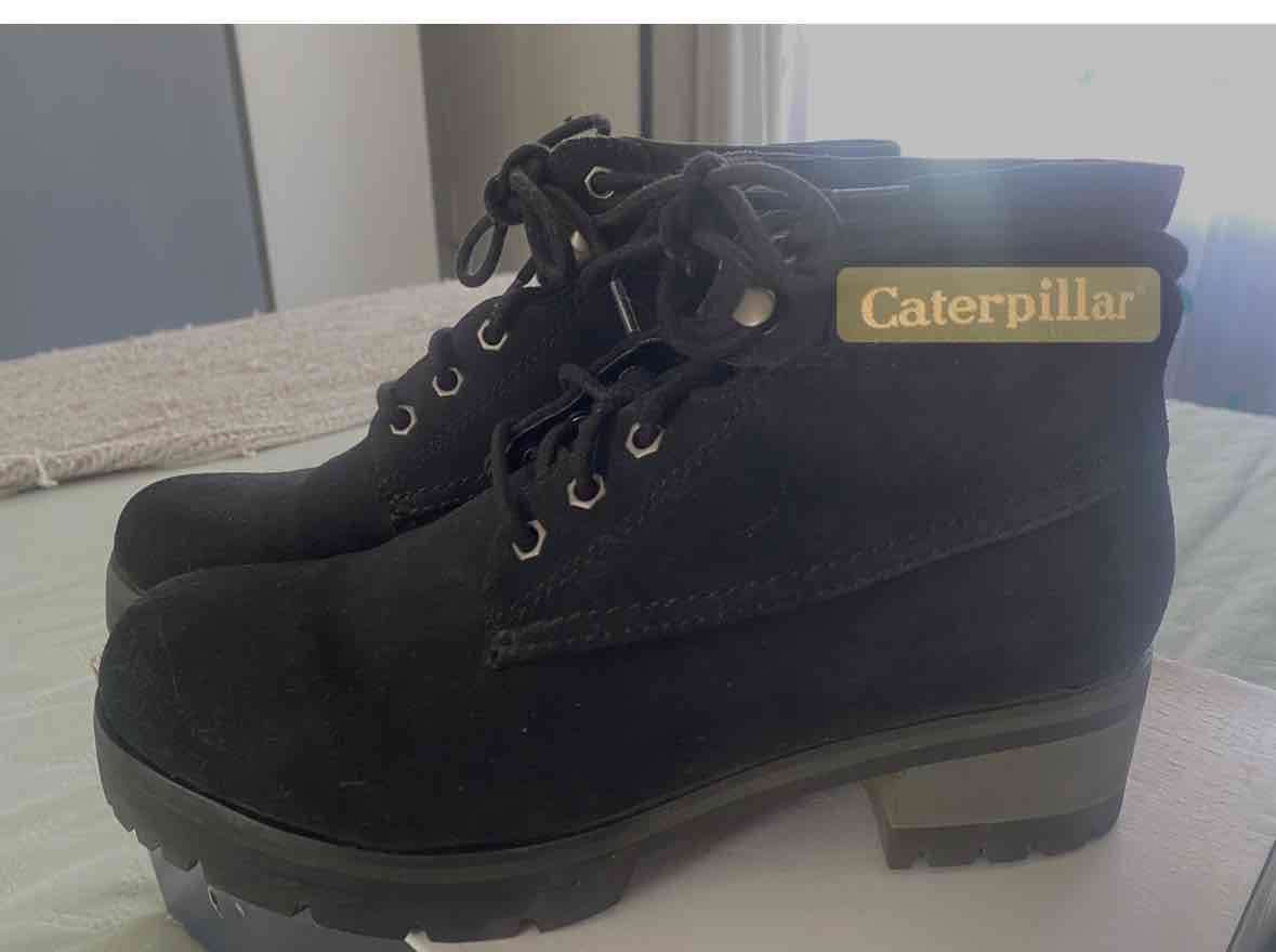 Botín Mujer Negro CAT 39 - miniatura 2