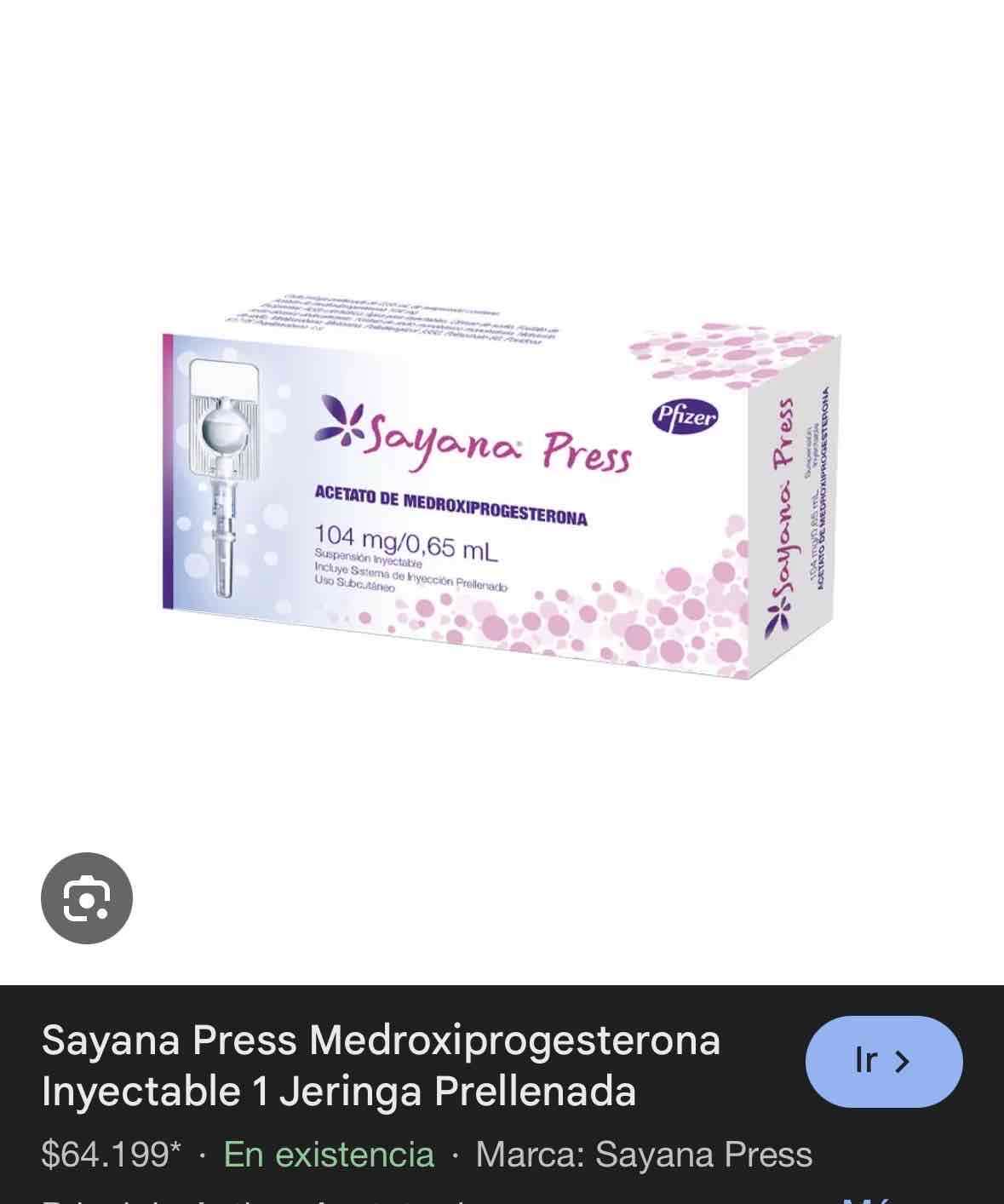 Sayana Press inyectable 104 mg