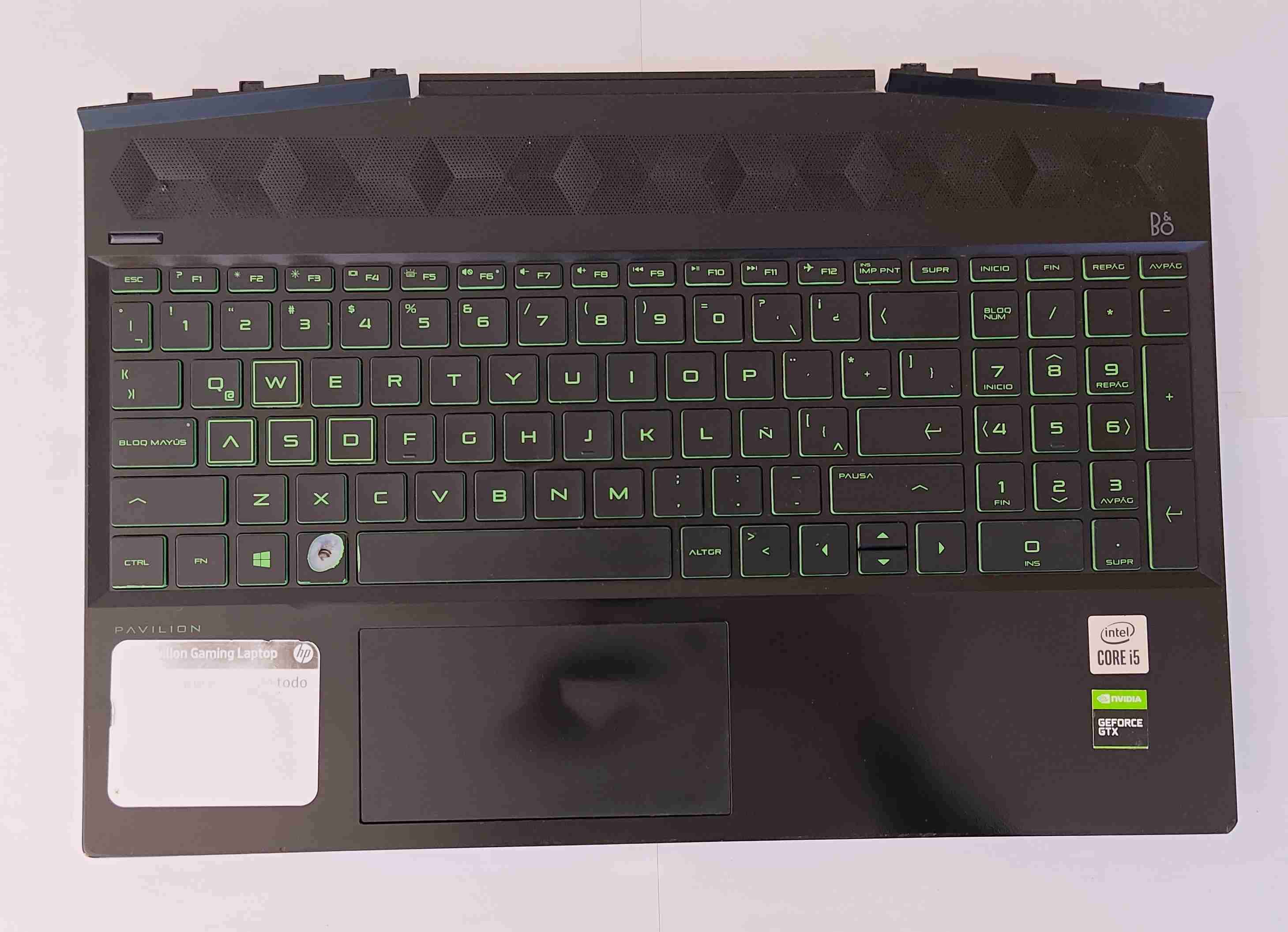 Teclado y carcasa completa HP Pavilion 15dk1028la - miniatura 1