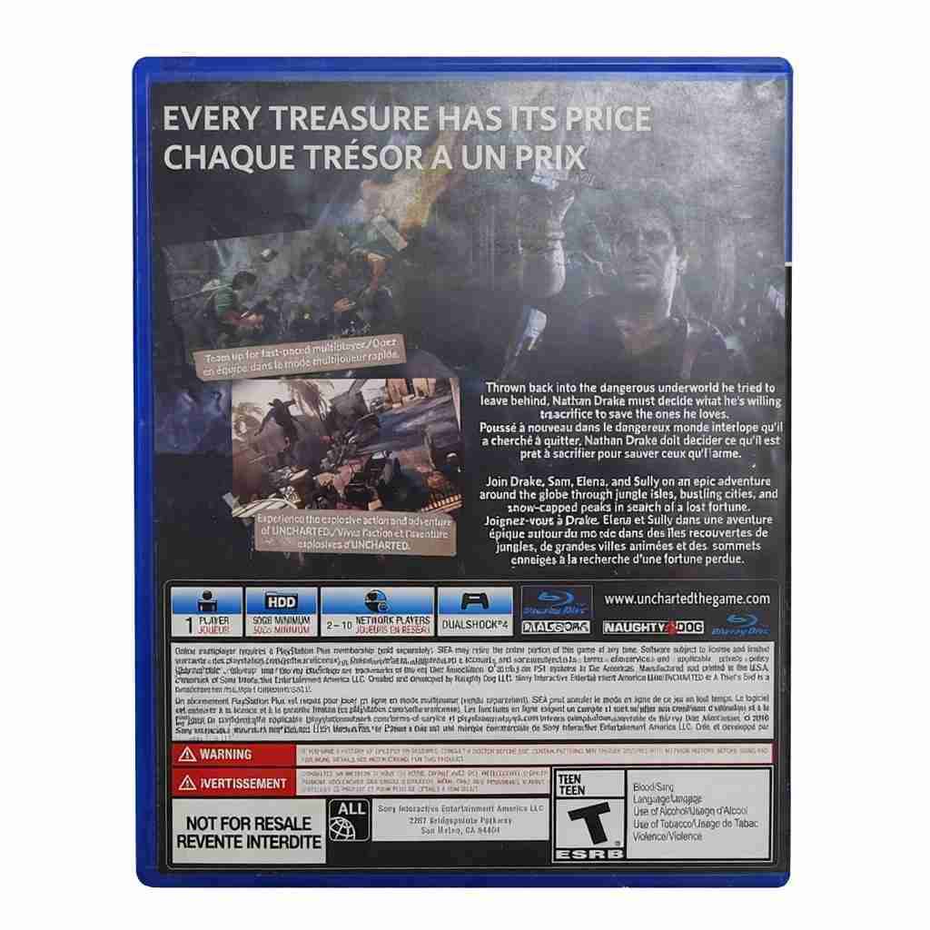 Uncharted 4 A Thief’s End Ps4 Juego Físico Complet - miniatura 3