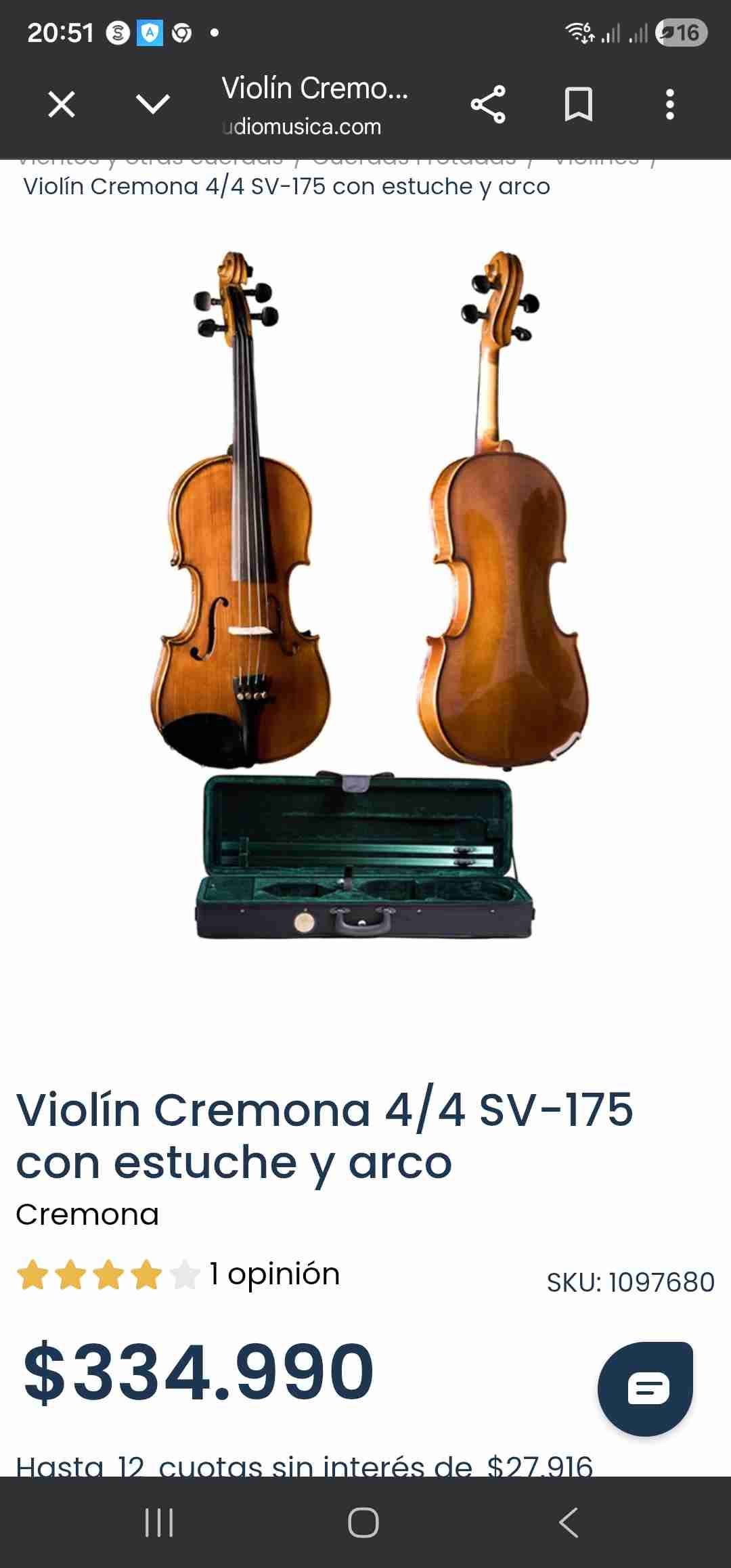 Violín clásico Nuevo - miniatura 4